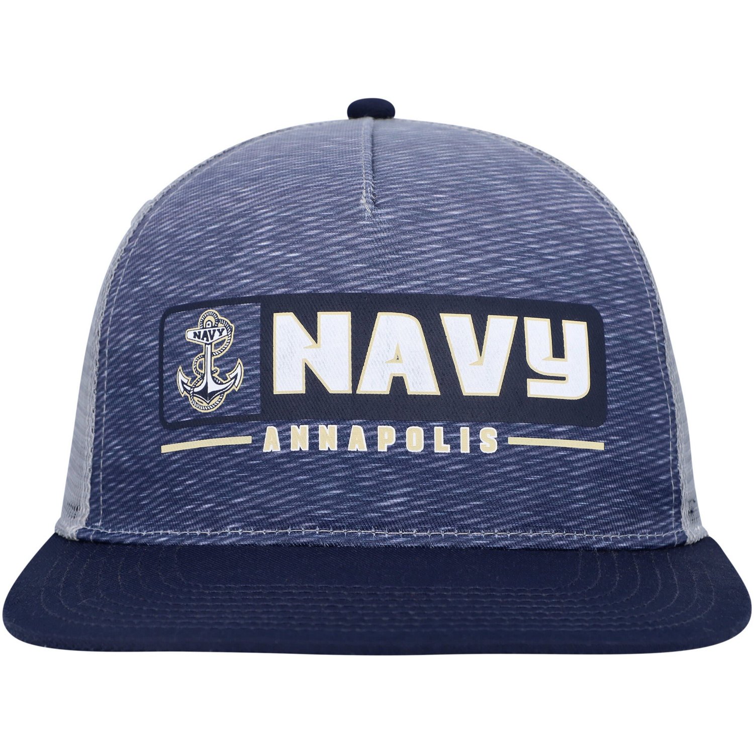 Colosseum Gray Midshipmen Snapback Hat - view number 2