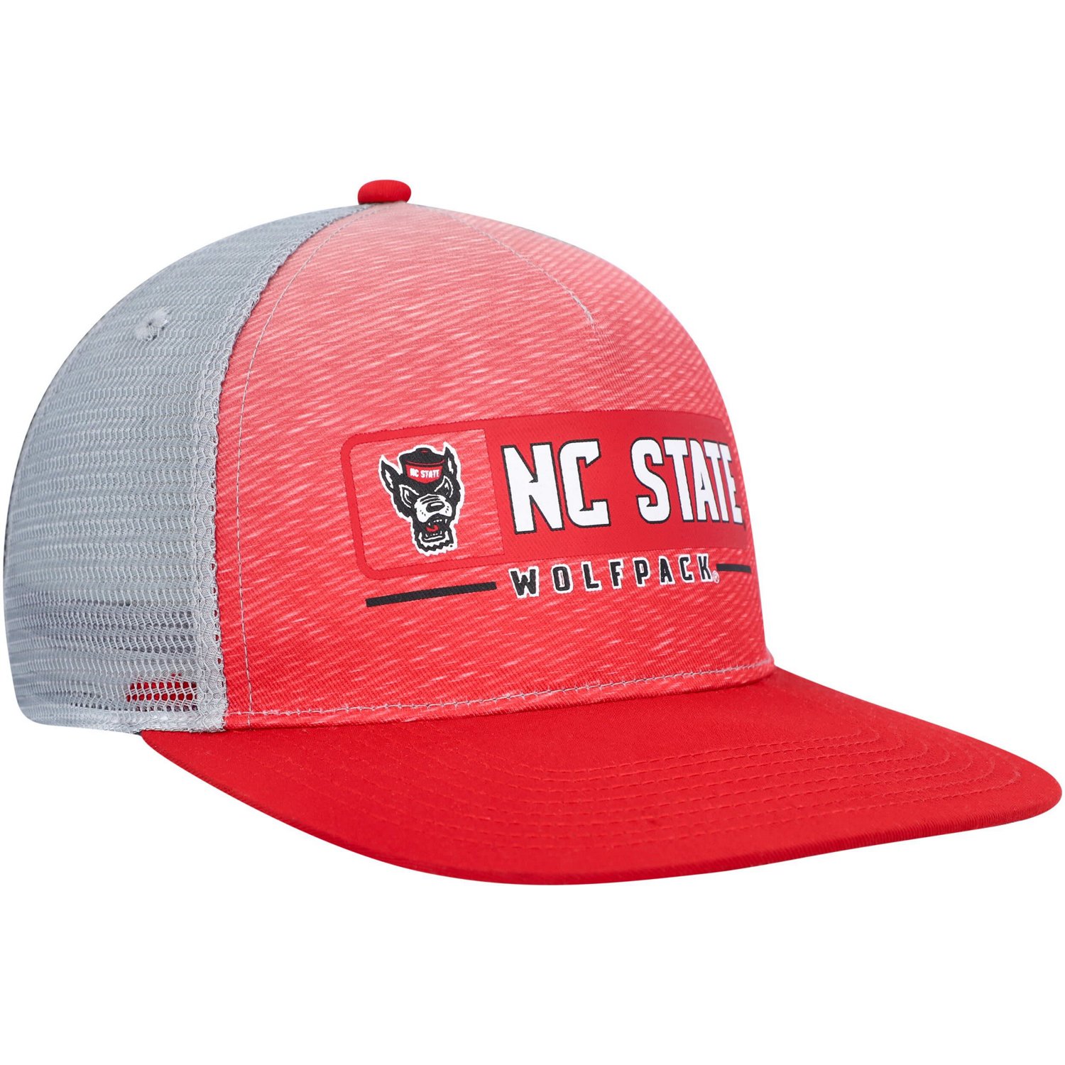 Colosseum Gray NC State Wolfpack Snapback Hat - view number 3