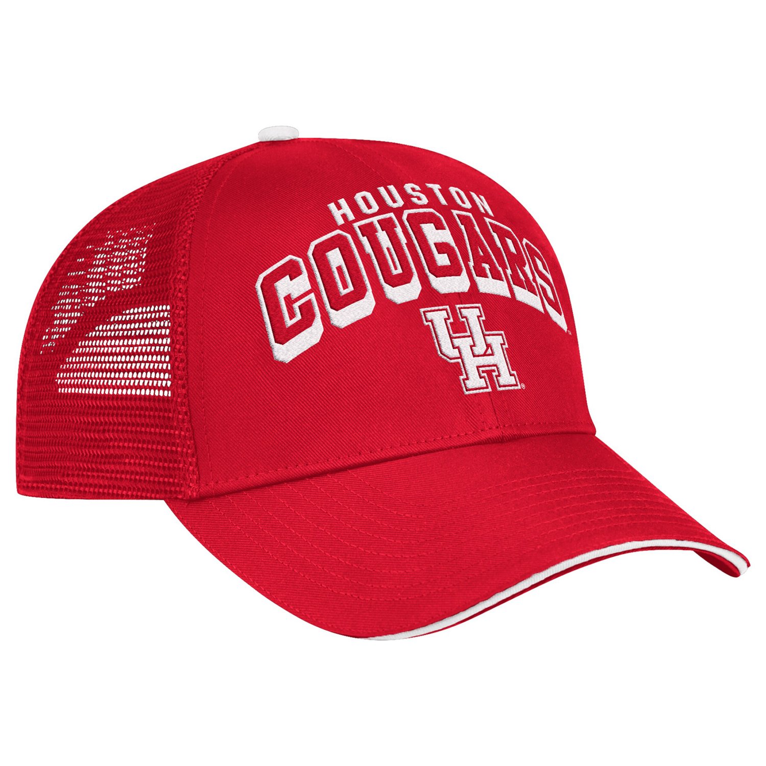 Colosseum Houston Cougars Wyatt Primary Team Trucker Adjustable Hat