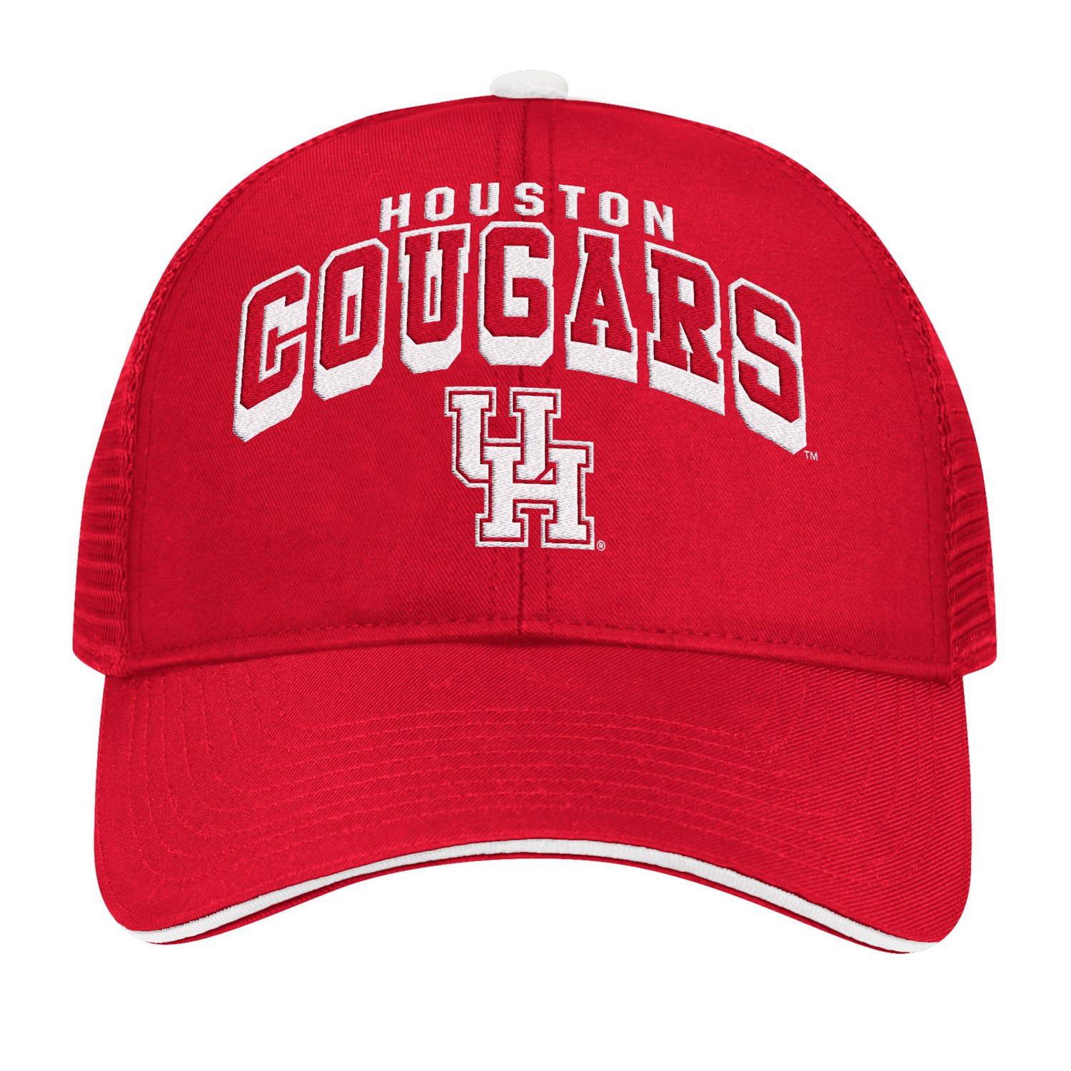 Colosseum Houston Cougars Wyatt Primary Team Trucker Adjustable Hat - view number 2