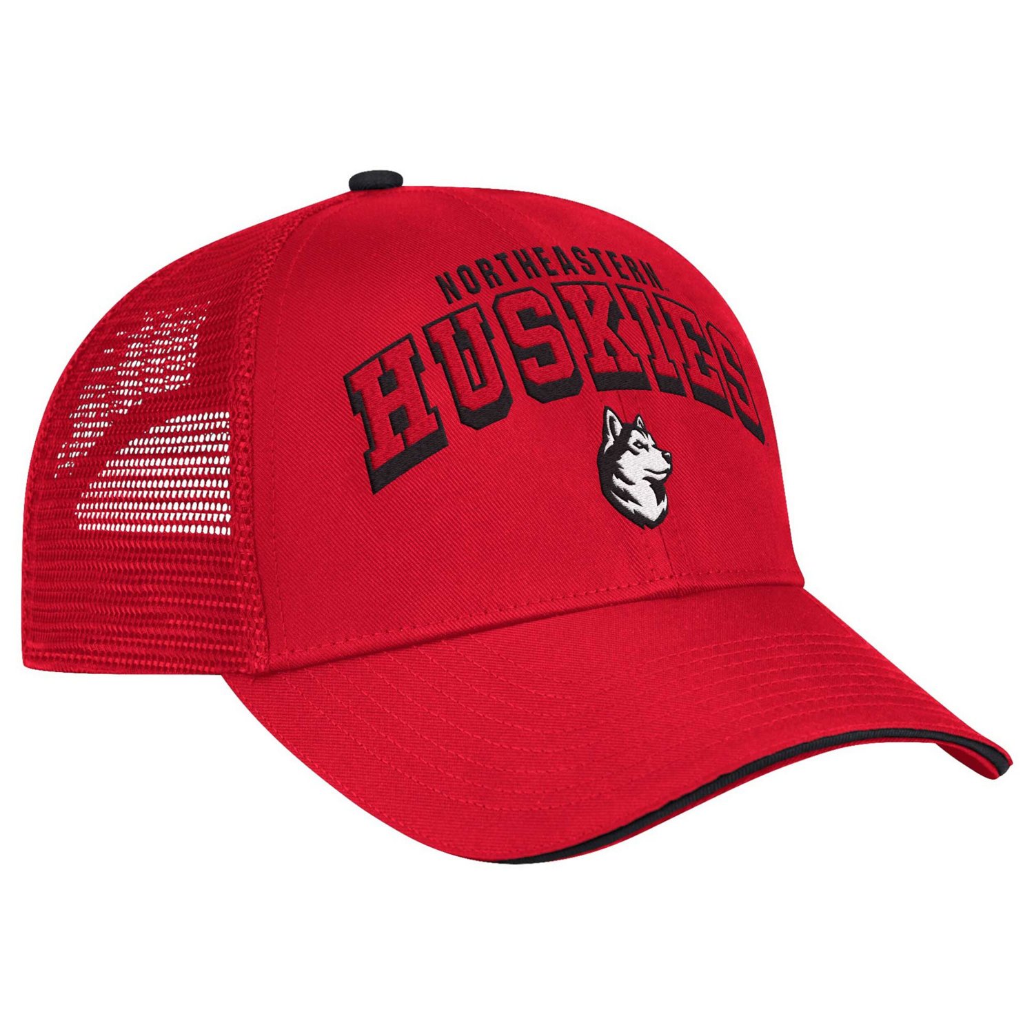 Colosseum Northeastern Huskies Wyatt Primary Team Trucker Adjustable Hat                                                         - view number 3