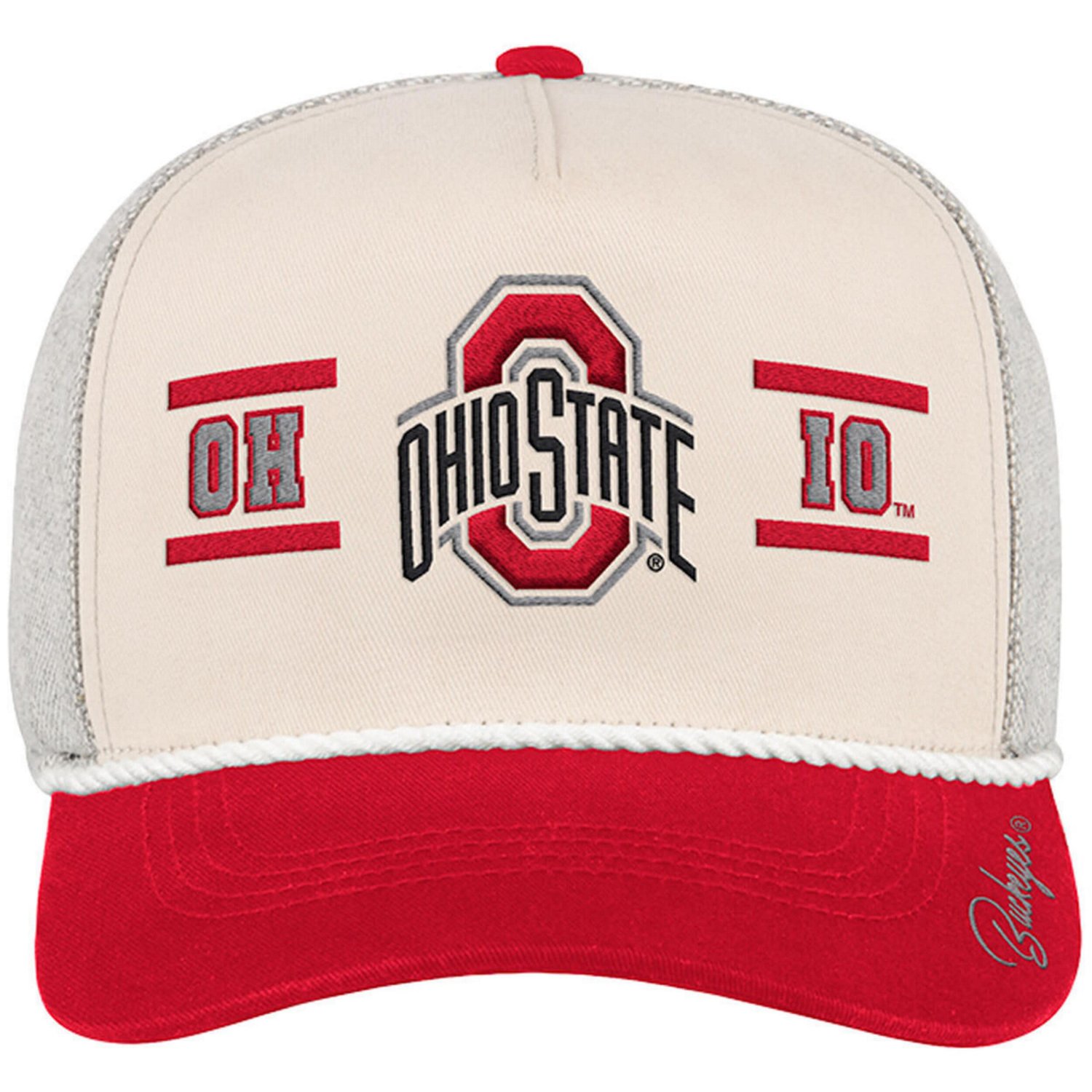 Colosseum Ohio State Buckeyes Frank Podium Adjustable Hat - view number 2