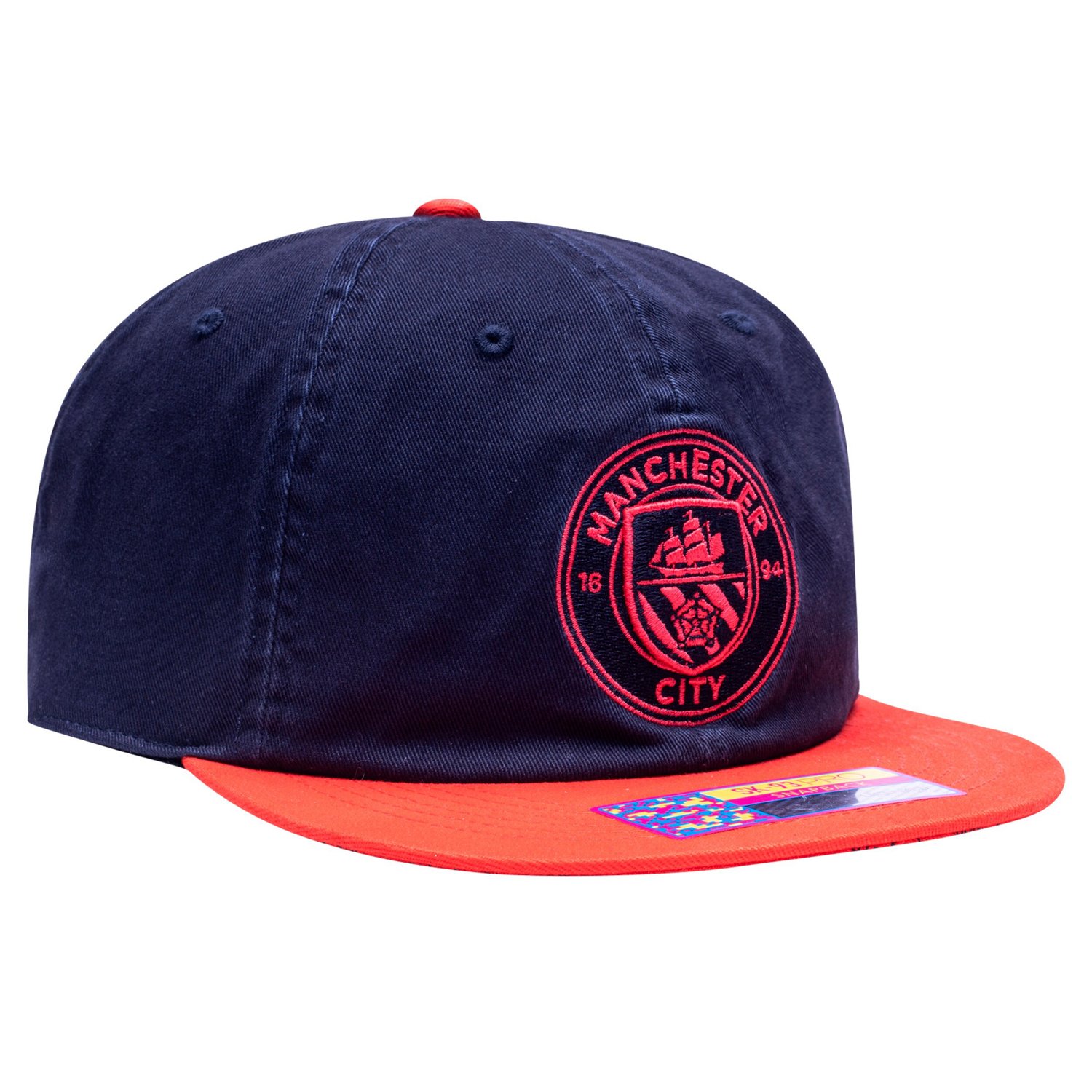 Fan Ink Red Manchester City Wander Snapback Hat - view number 3