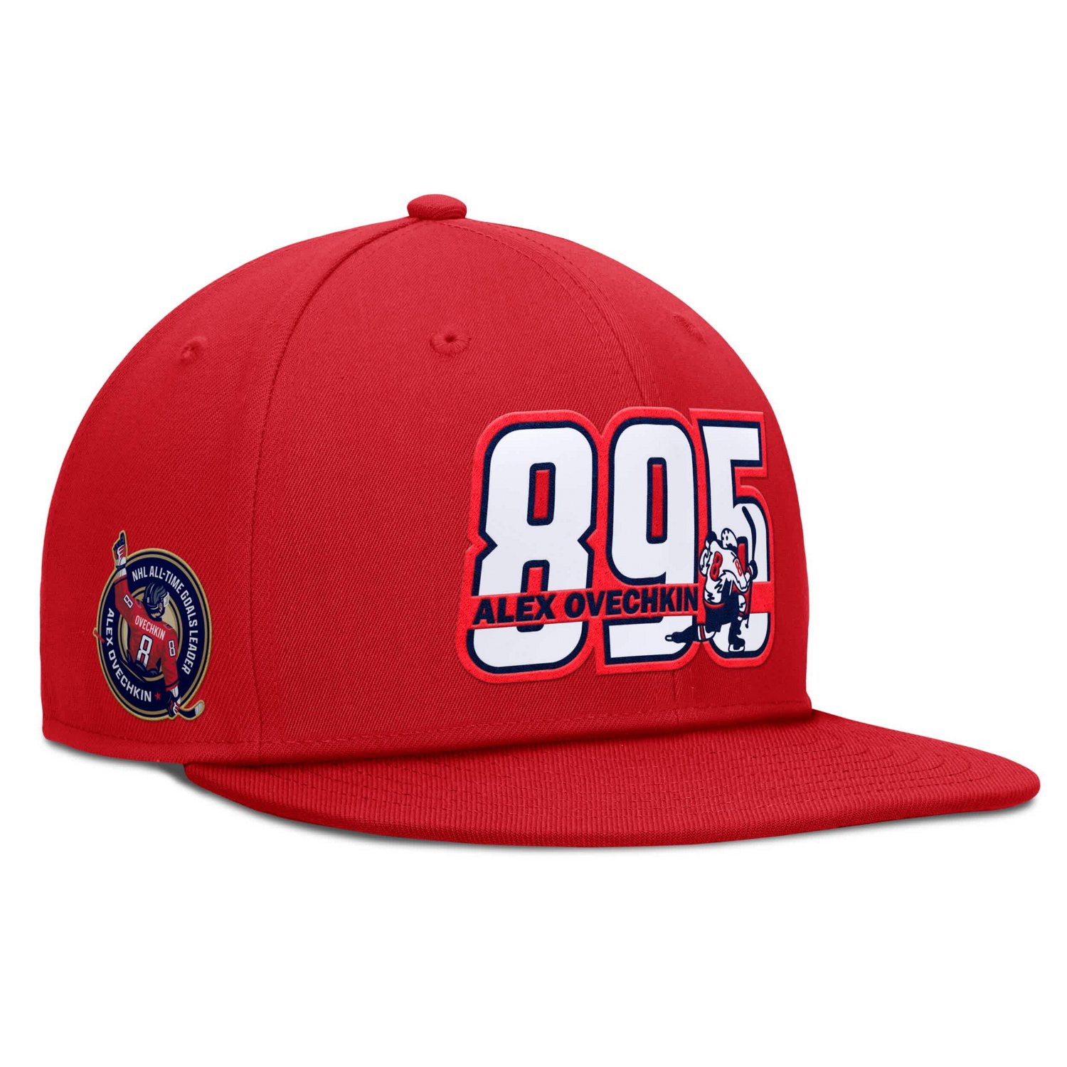 Fanatics Alexander Ovechkin Washington Capitals NHL All-Time Leading Goal Scorer Snapback Hat