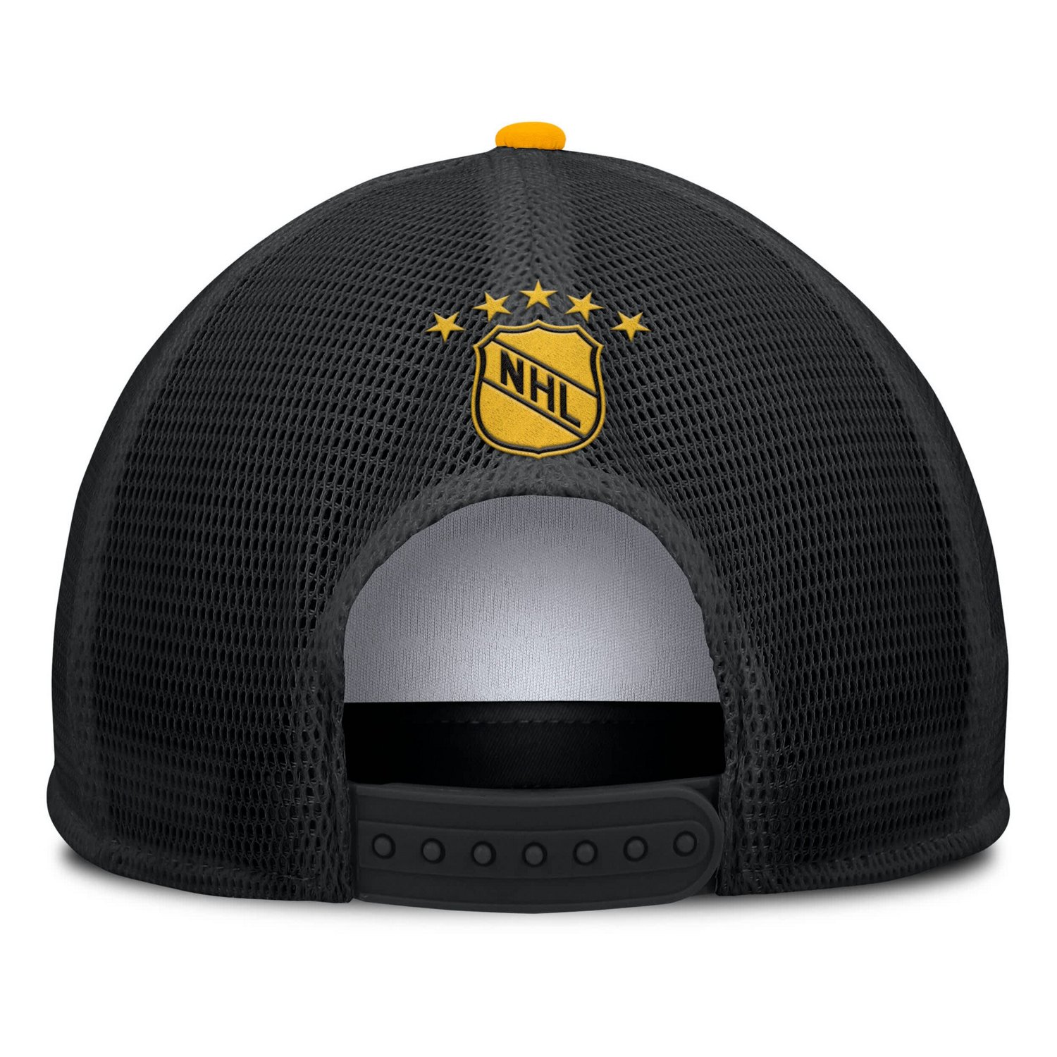Fanatics Black Boston Bruins Decades Collection Foam Front Snapback Hat