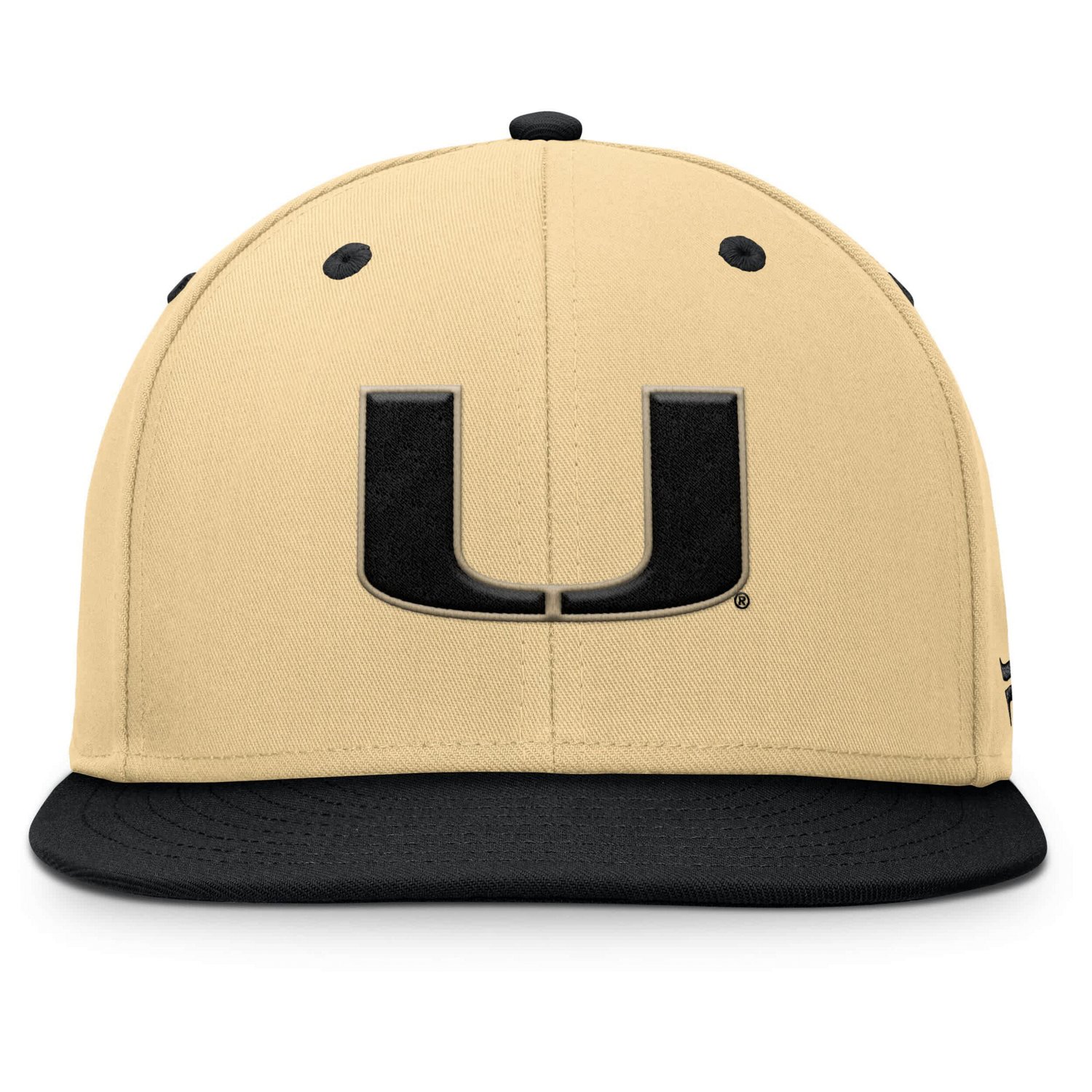 Fanatics Black Miami Hurricanes Balance Fitted Hat - view number 2