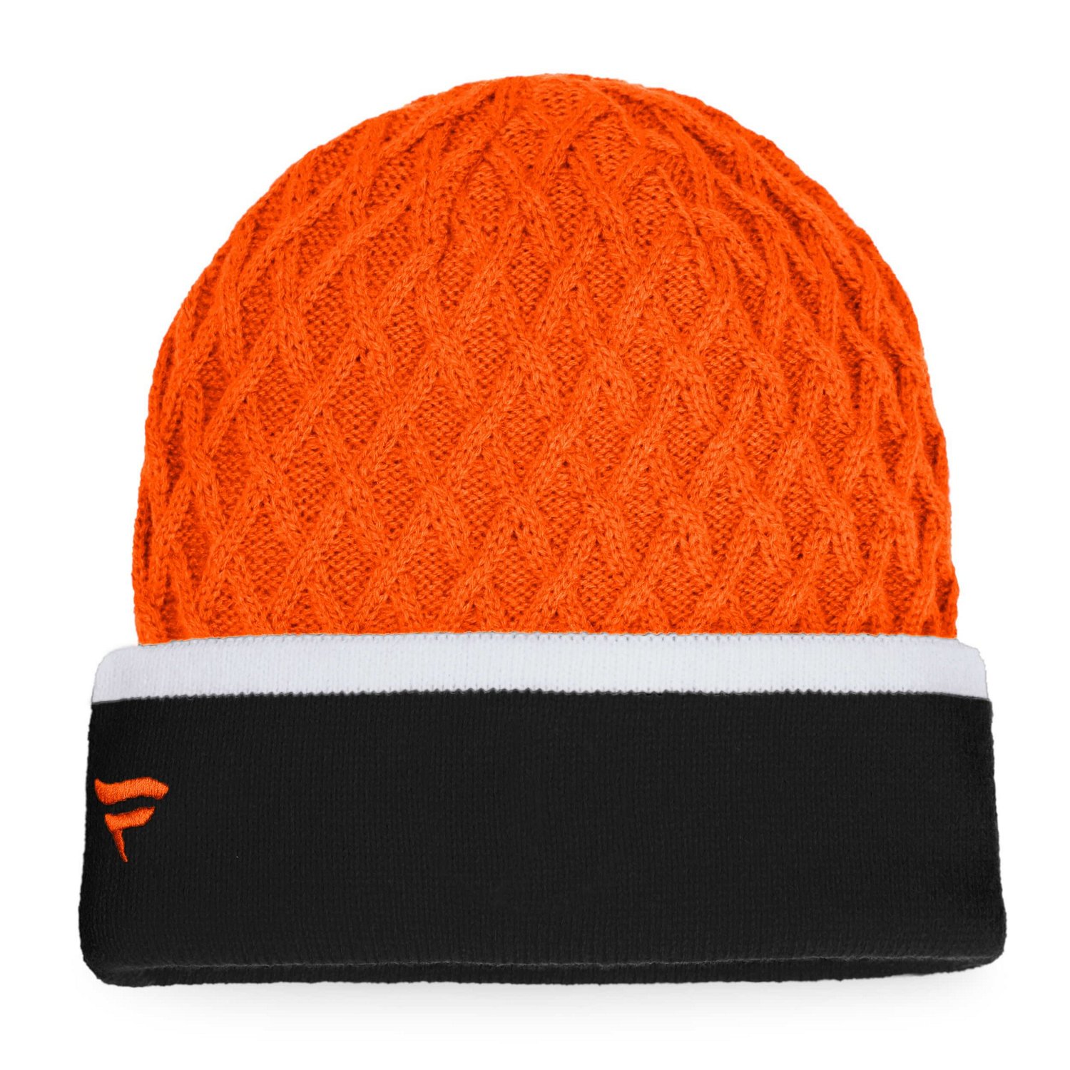 Fanatics /Black Philadelphia Flyers Iconic Striped Cuffed Knit Hat                                                               - view number 2