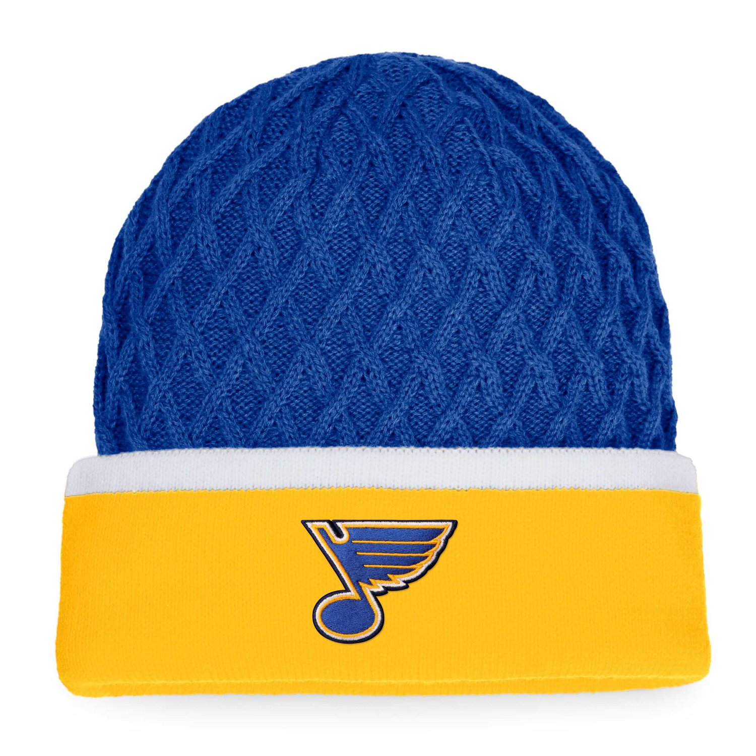 Fanatics /Blue St Louis Blues Iconic Striped Cuffed Knit Hat