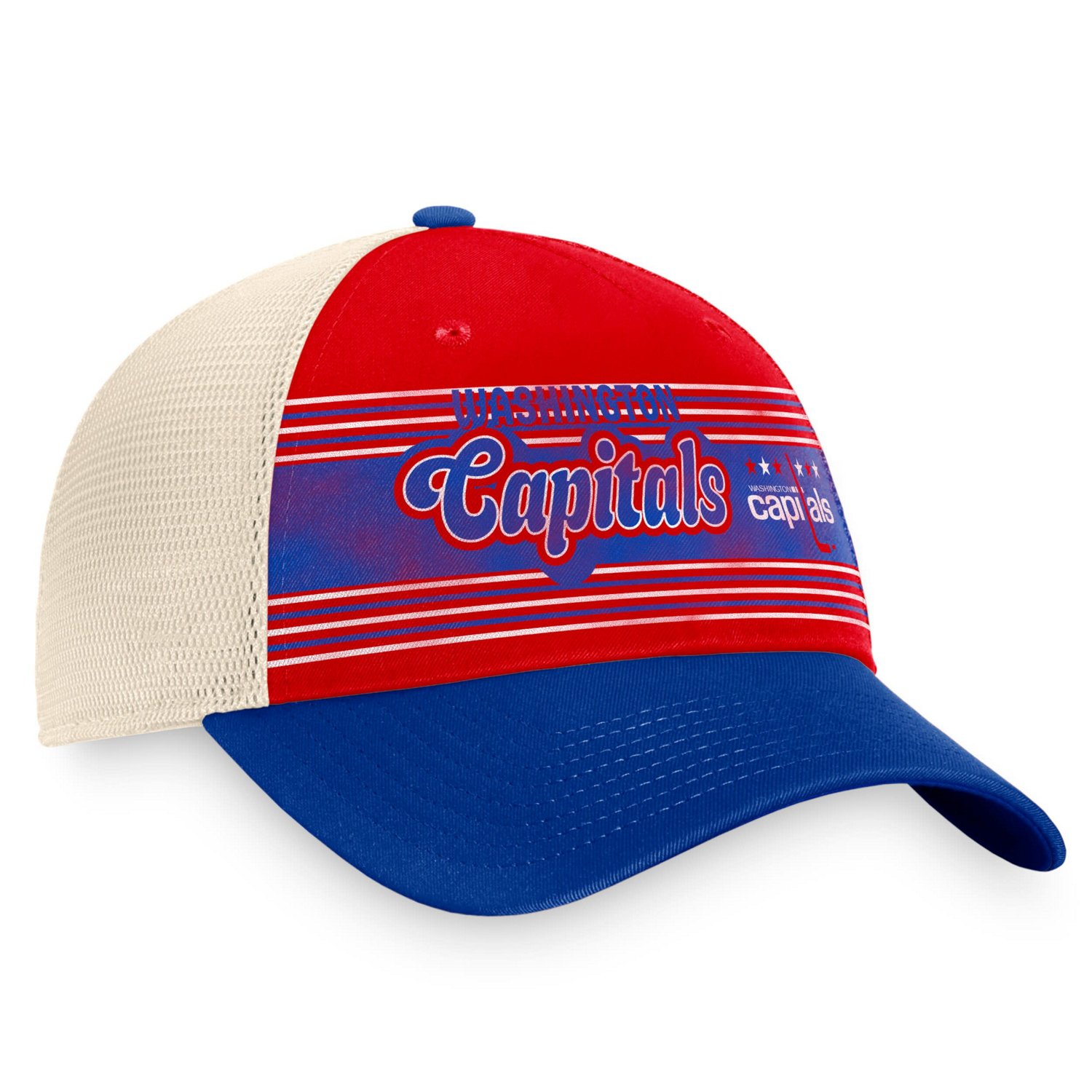 Fanatics /Blue Washington Capitals Heritage Vintage Trucker Adjustable Hat                                                       - view number 3