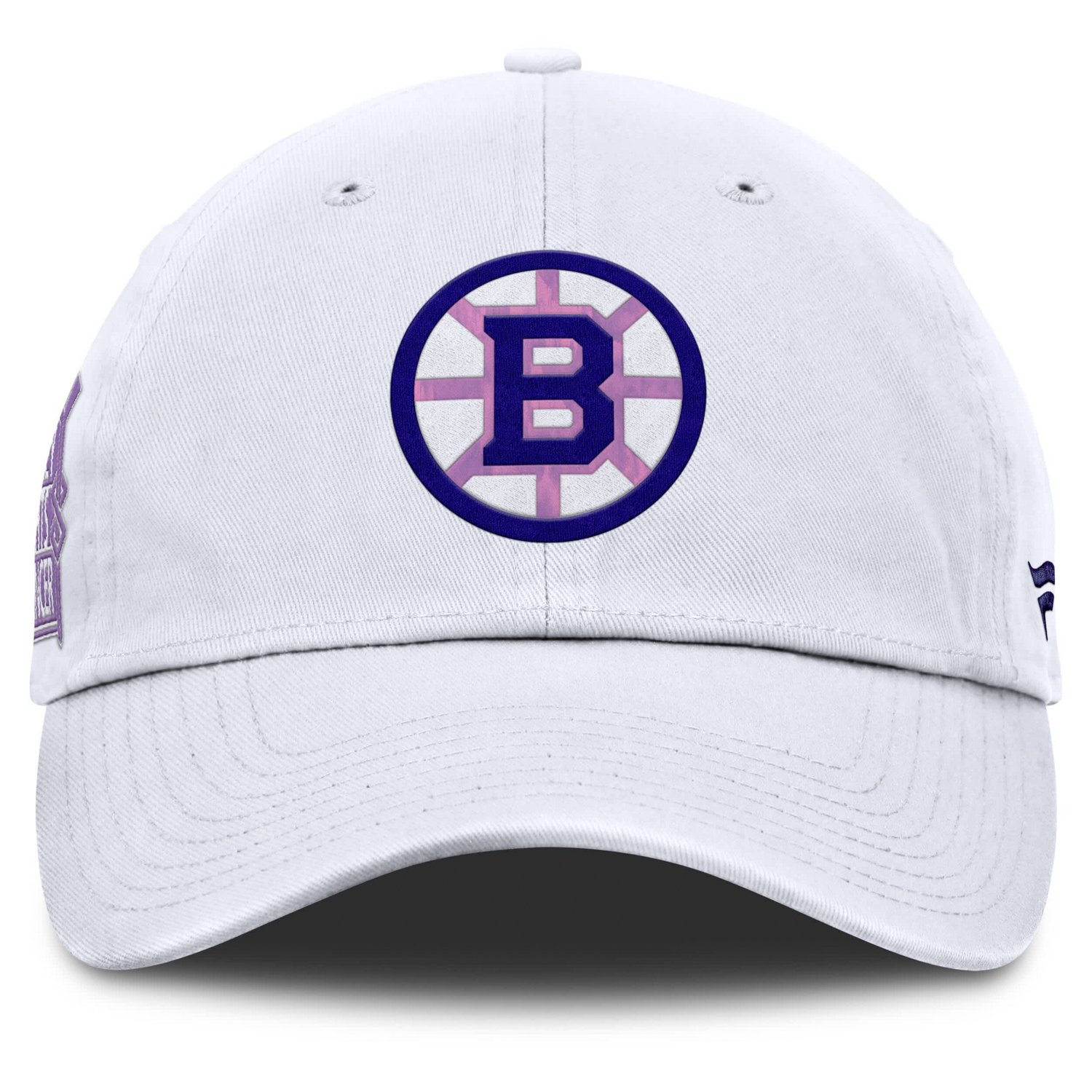 Fanatics Boston Bruins Authentic Pro Hockey Fights Cancer Adjustable Hat - view number 2
