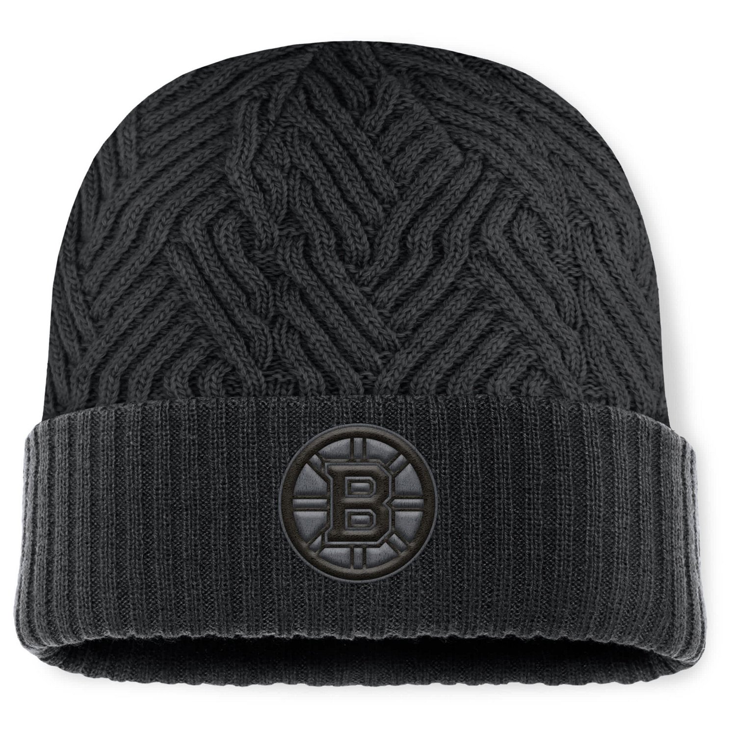 Fanatics Boston Bruins Authentic Pro Road Cuffed Knit Hat