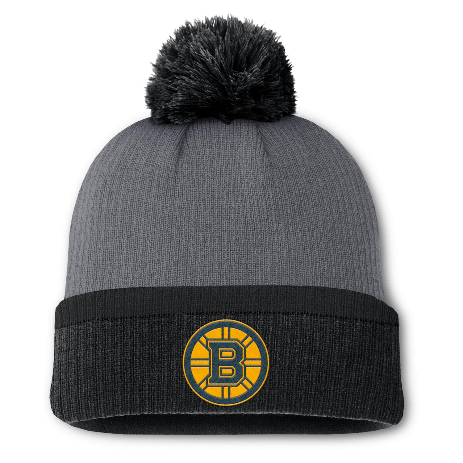 Fanatics Boston Bruins Cuffed Knit Hat with Pom