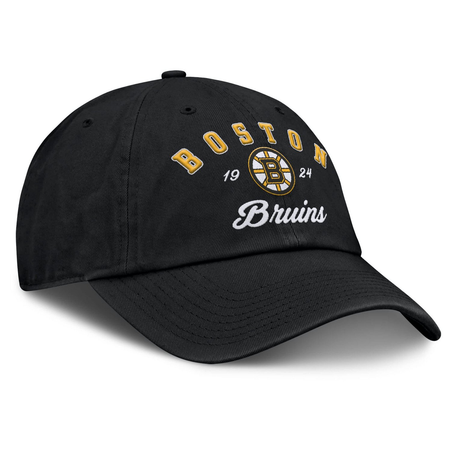 Fanatics Boston Bruins Fundamental Dasher Arch Adjustable Hat