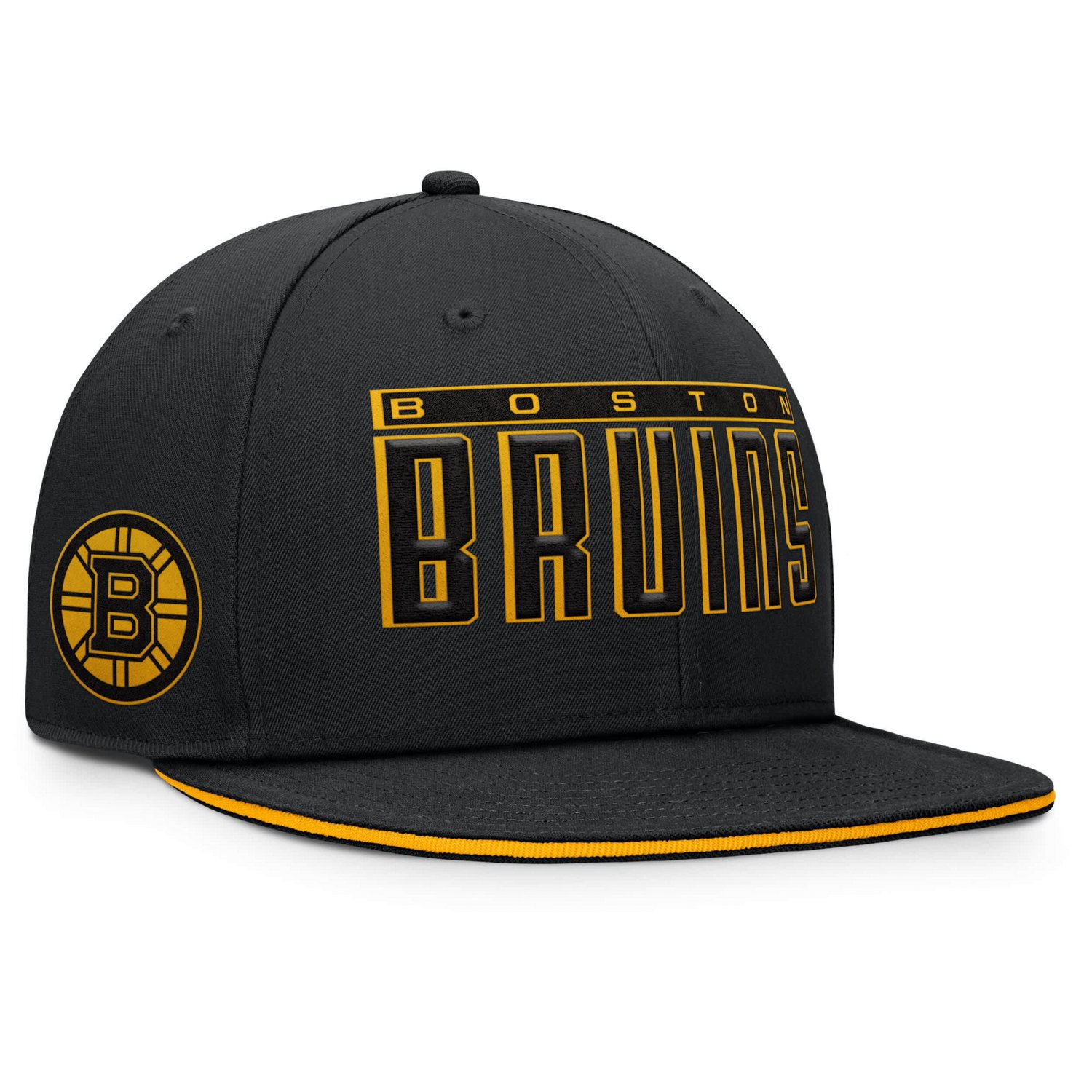 Fanatics Boston Bruins Fundamental Gino Stack Snapback Hat