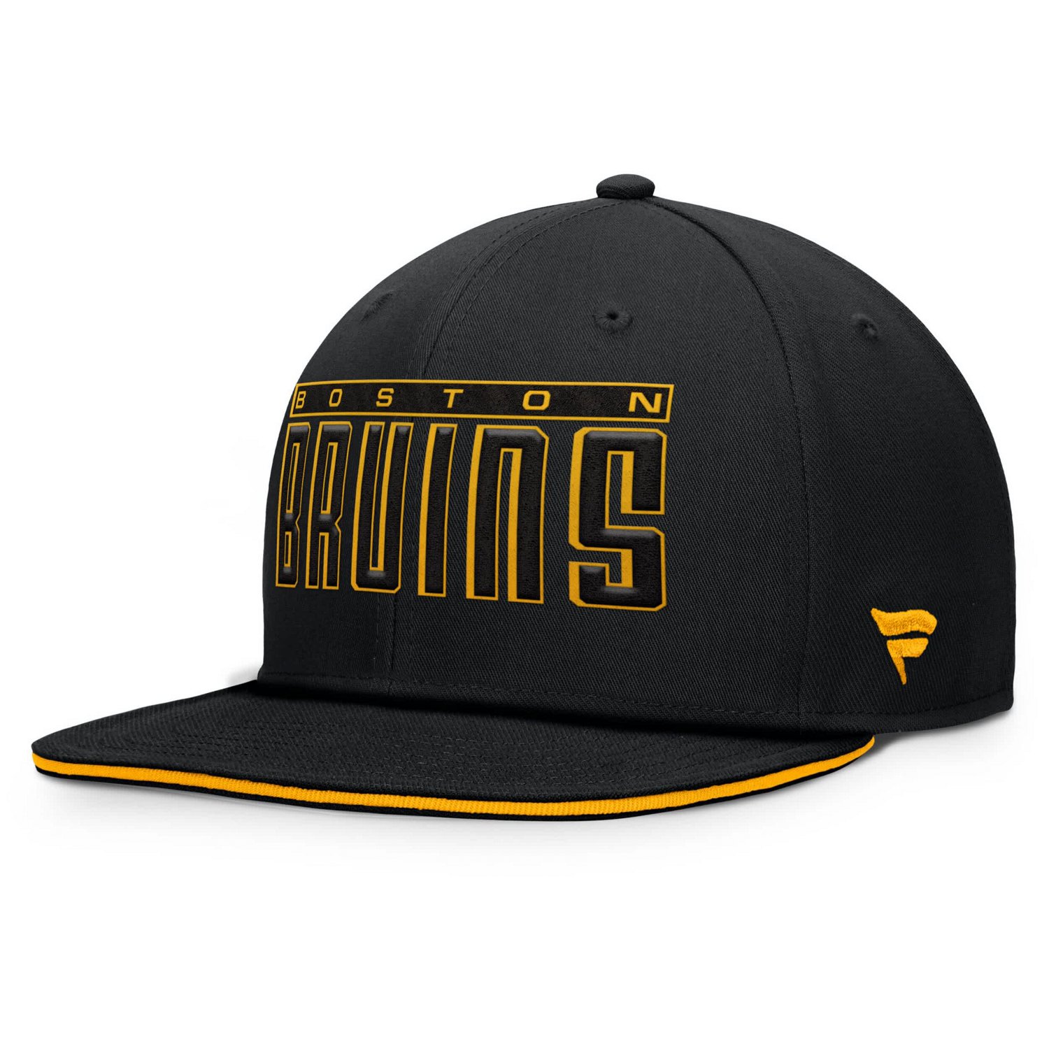 Fanatics Boston Bruins Fundamental Gino Stack Snapback Hat