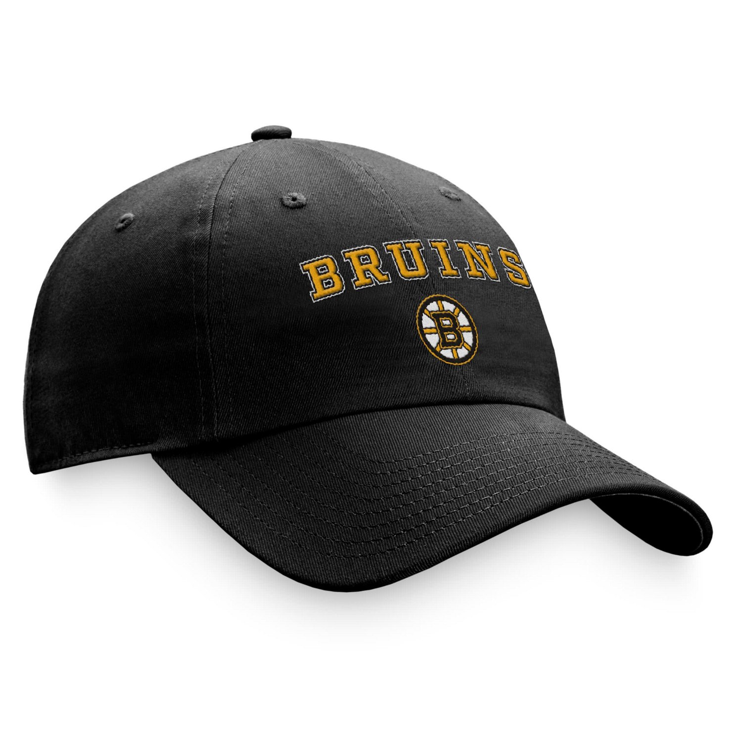 Fanatics Branded Boston Bruins Fundamental Two-Hit Adjustable Hat - view number 3