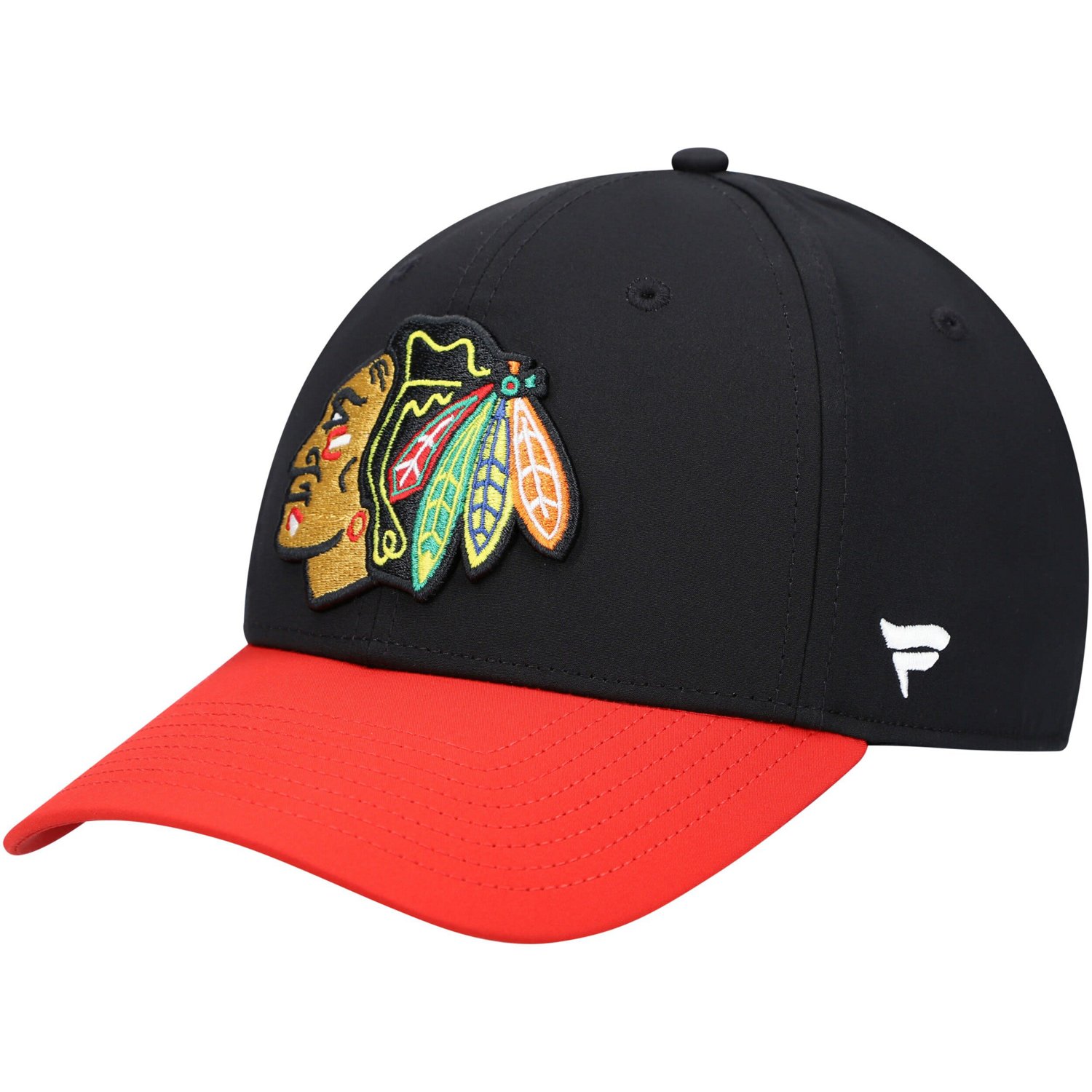 Fanatics Branded Chicago hawks Core Primary Logo Flex Hat                                                                        - view number 1