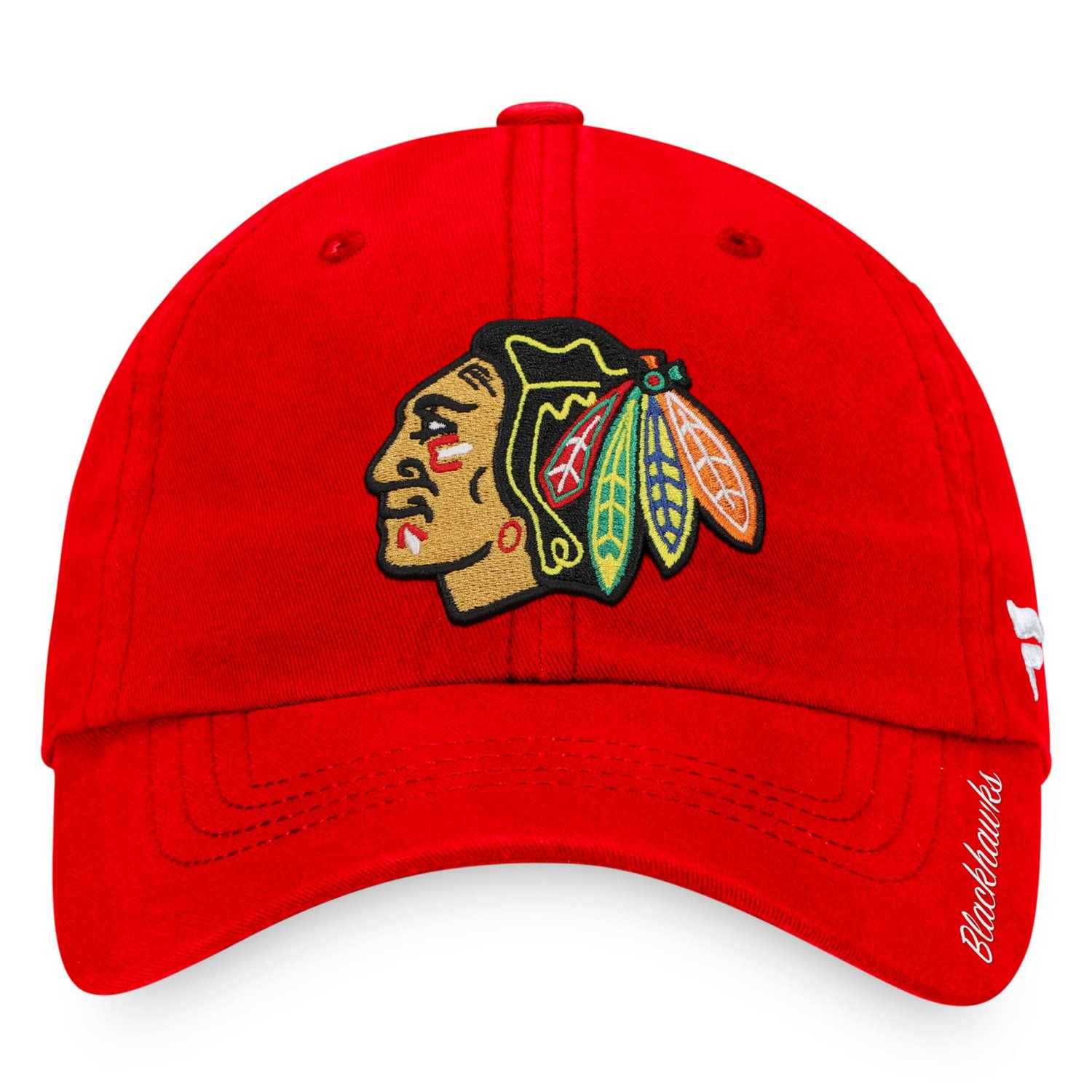Fanatics Branded Chicago hawks Primary Logo Adjustable Hat                                                                       - view number 2