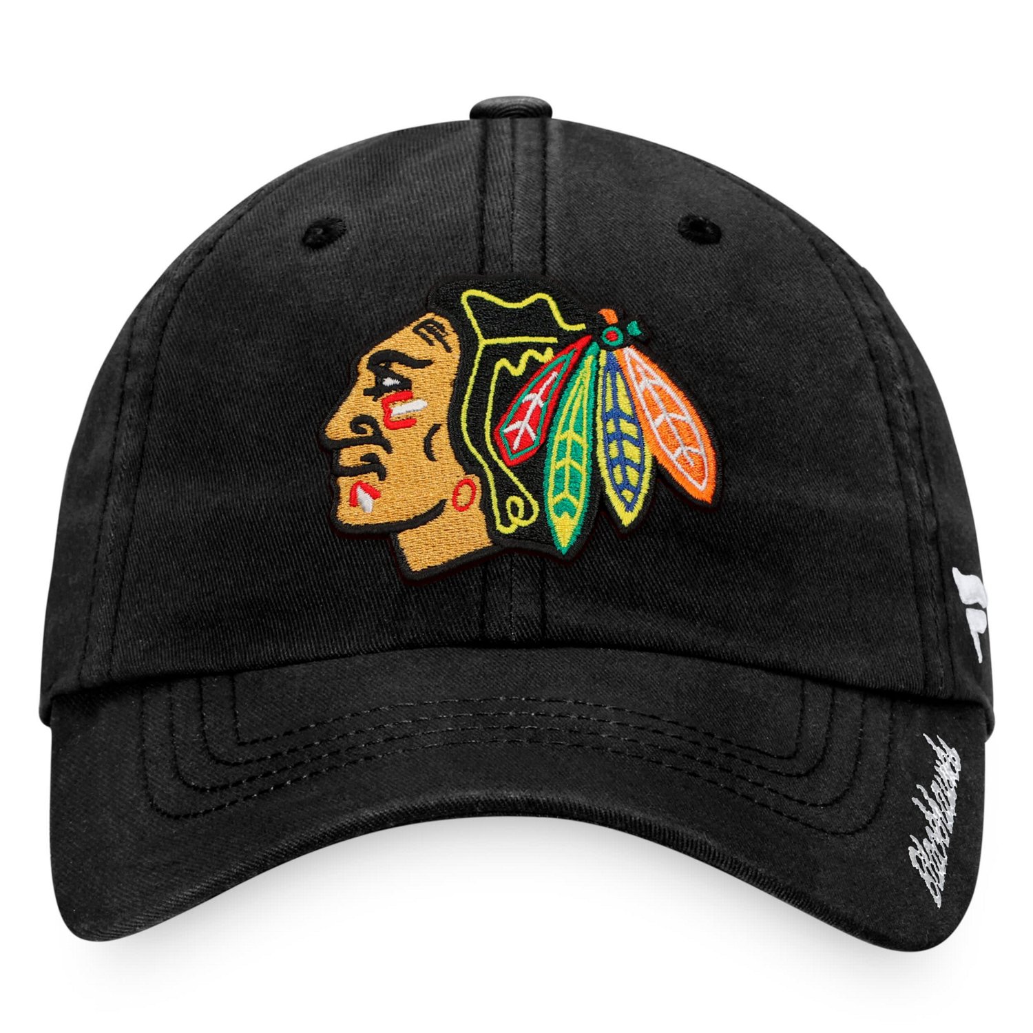 Fanatics Branded Chicago hawks Primary Logo Adjustable Hat                                                                       - view number 2