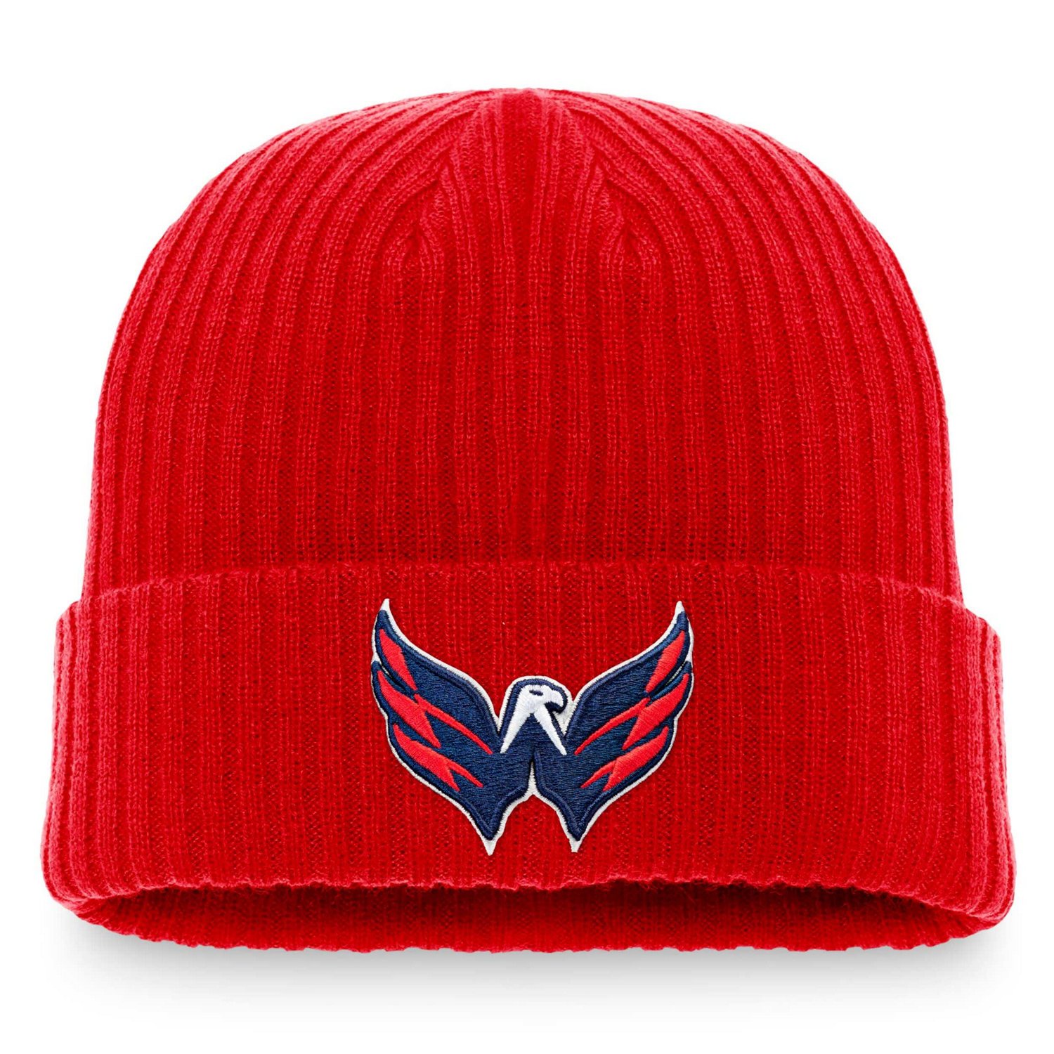 Fanatics Branded Washington Capitals Core Primary Logo Cuffed Knit Hat                                                           - view number 1