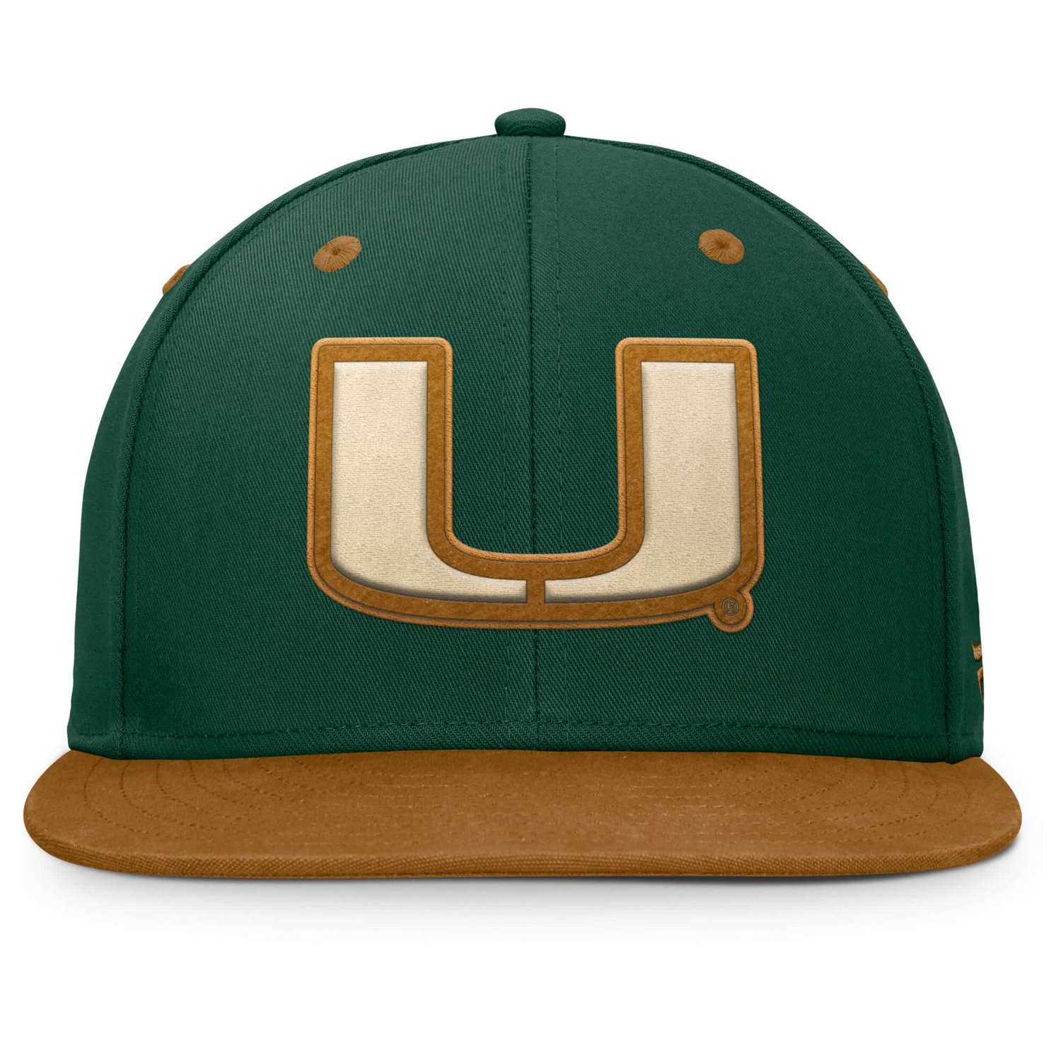 Fanatics Brown Miami Hurricanes NoBo Fitted Hat - view number 2