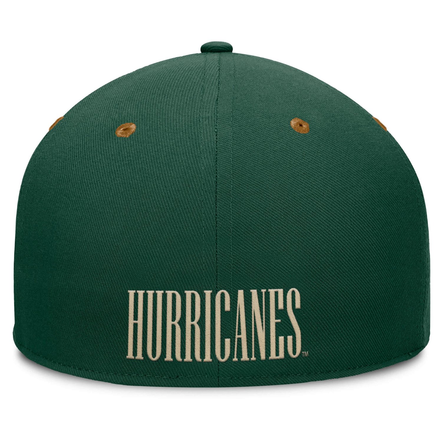 Fanatics Brown Miami Hurricanes NoBo Fitted Hat - view number 4