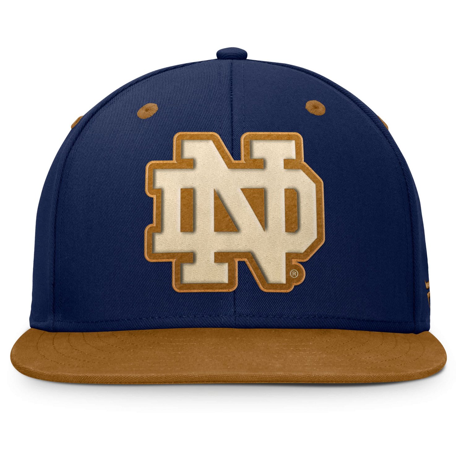 Fanatics Brown Notre Dame Fighting Irish NoBo Fitted Hat - view number 2