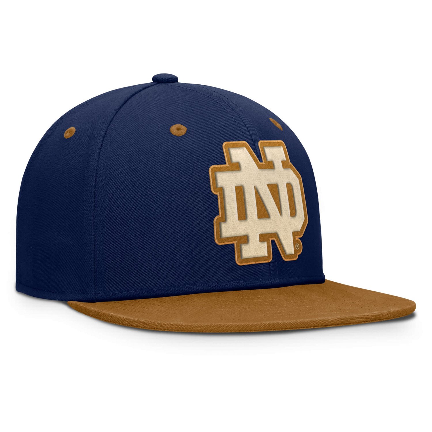 Fanatics Brown Notre Dame Fighting Irish NoBo Fitted Hat - view number 3