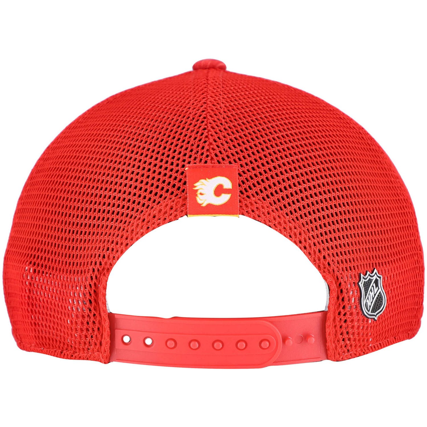 Fanatics Calgary Flames Authentic Pro Adjustable Trucker Hat