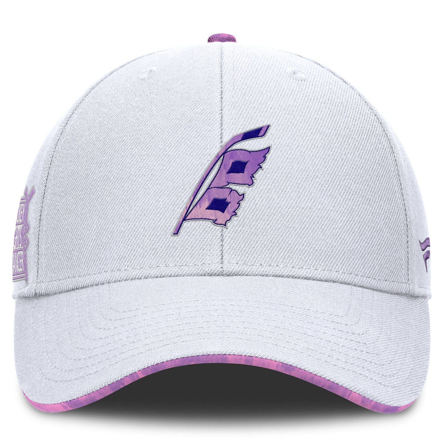 Fanatics Carolina Hurricanes Authentic Pro Hockey Fights Cancer Adjustable Hat                                                   - view number 2