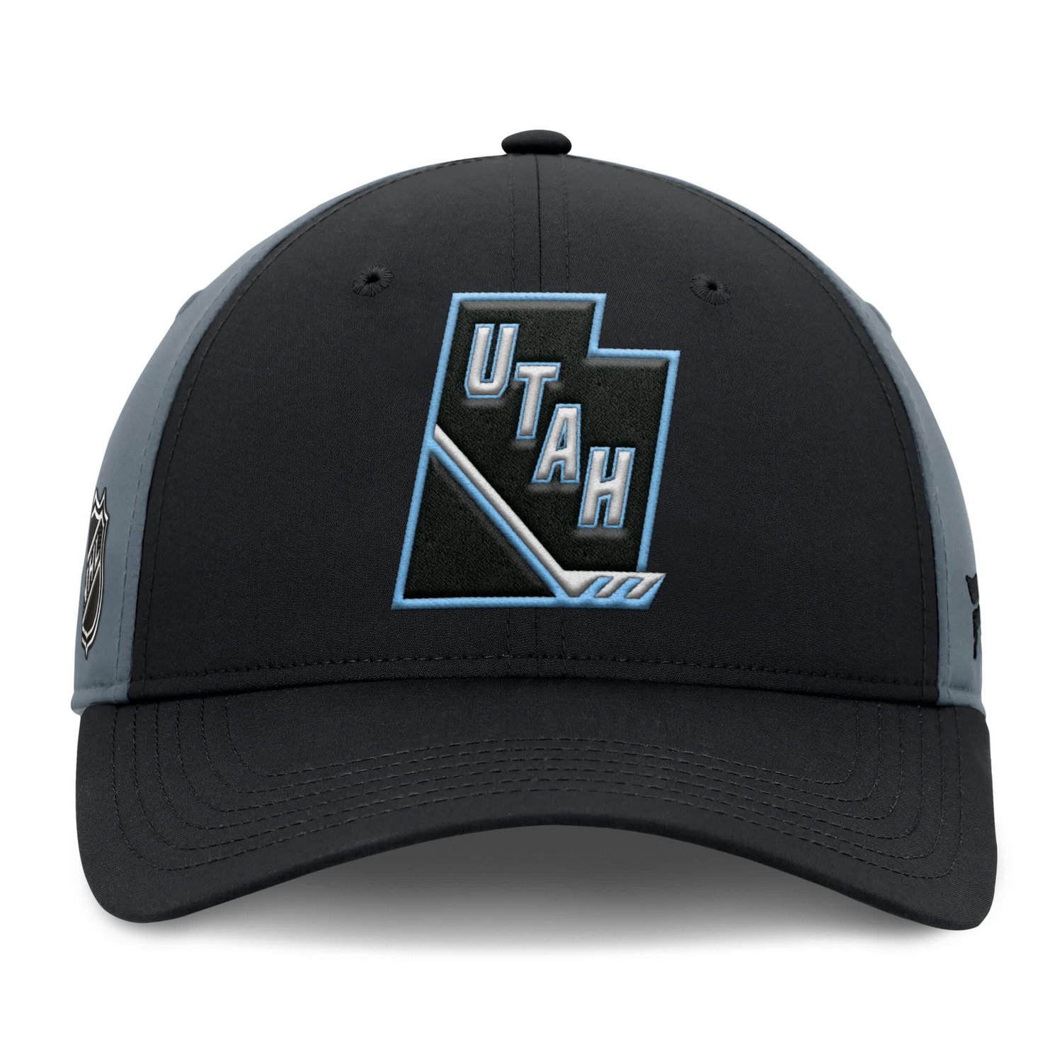 Fanatics Charcoal Utah Mammoth Utah Badge Adjustable Hat