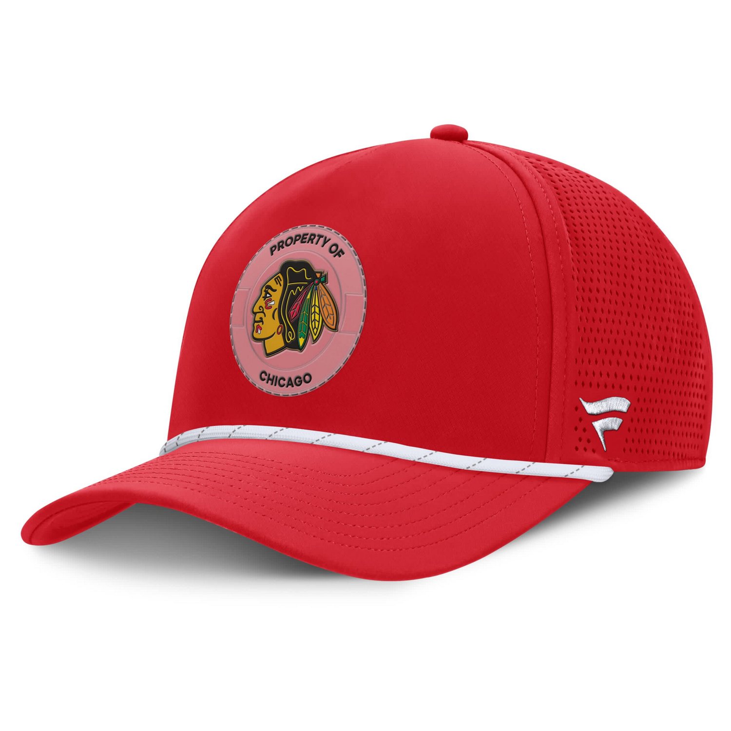 Fanatics Chicago Blackhawks Centennial Pinched Front Adjustable Hat - view number 3