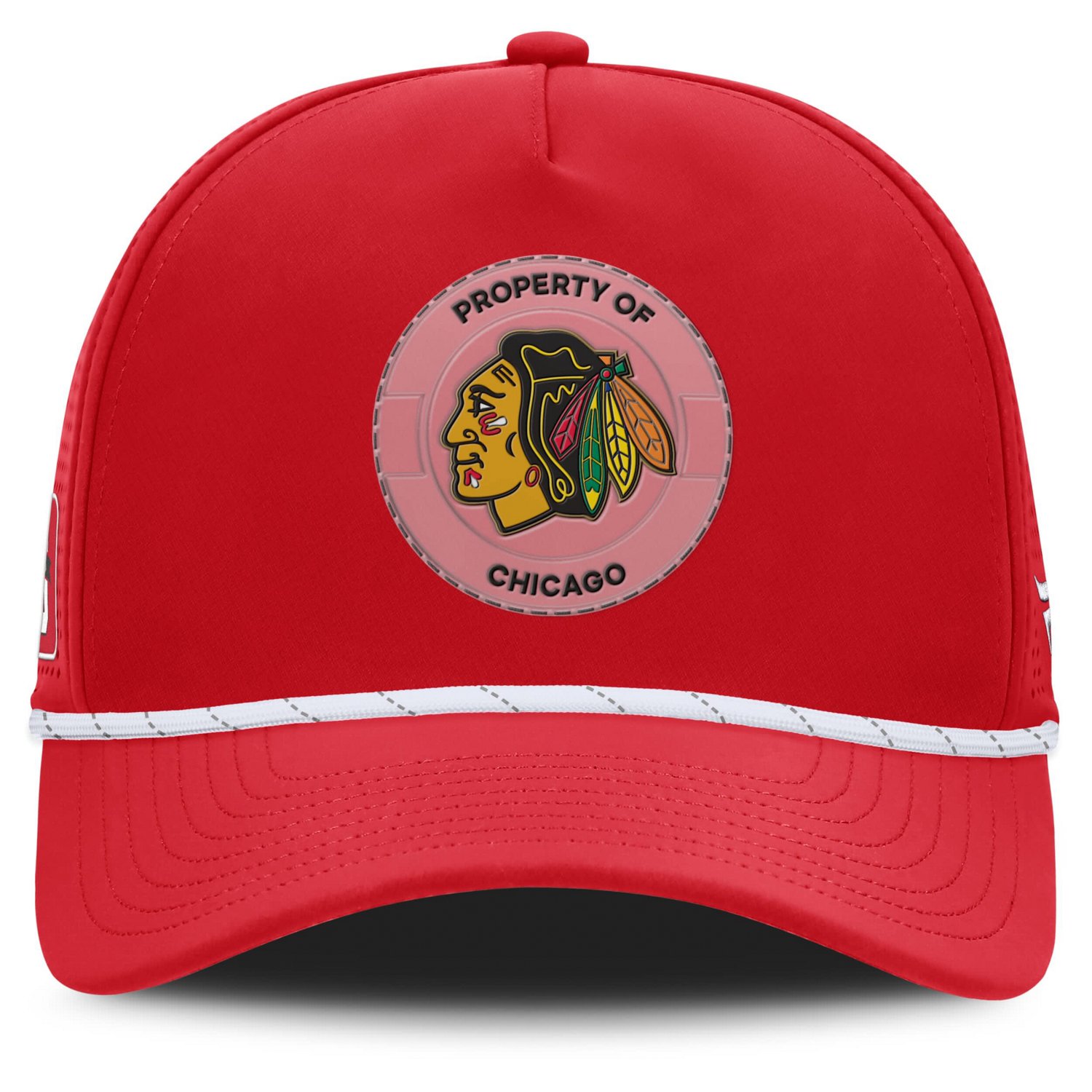 Fanatics Chicago Blackhawks Centennial Pinched Front Adjustable Hat - view number 2