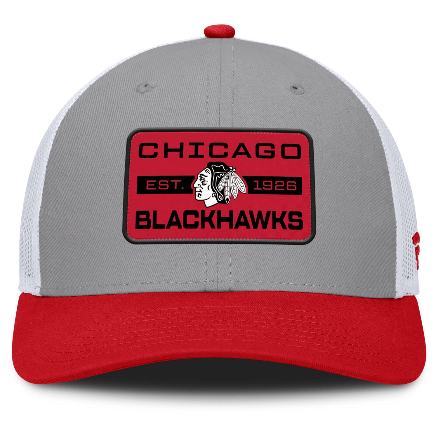 Fanatics Chicago Blackhawks Fundamental Adapt Trucker Adjustable Hat - view number 2