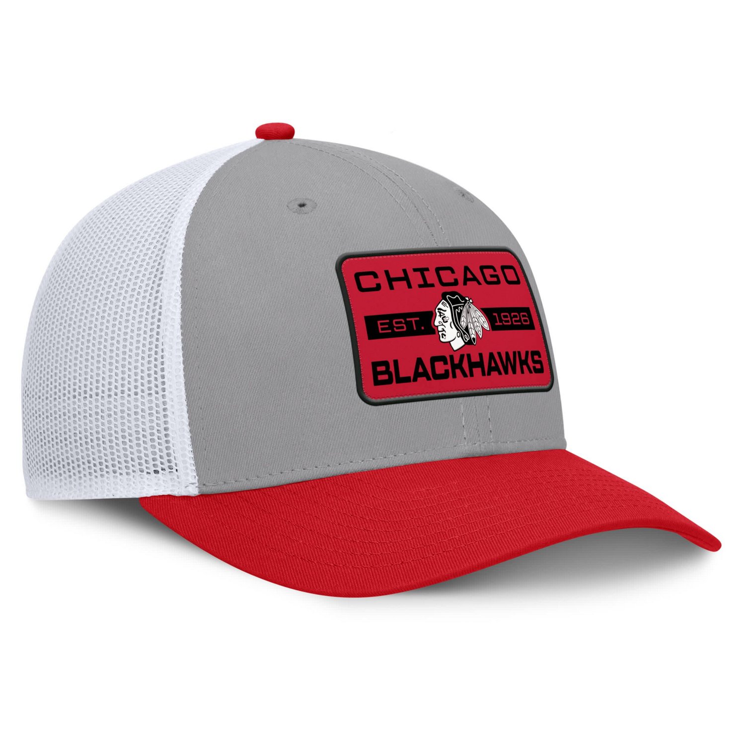Fanatics Chicago Blackhawks Fundamental Adapt Trucker Adjustable Hat - view number 3