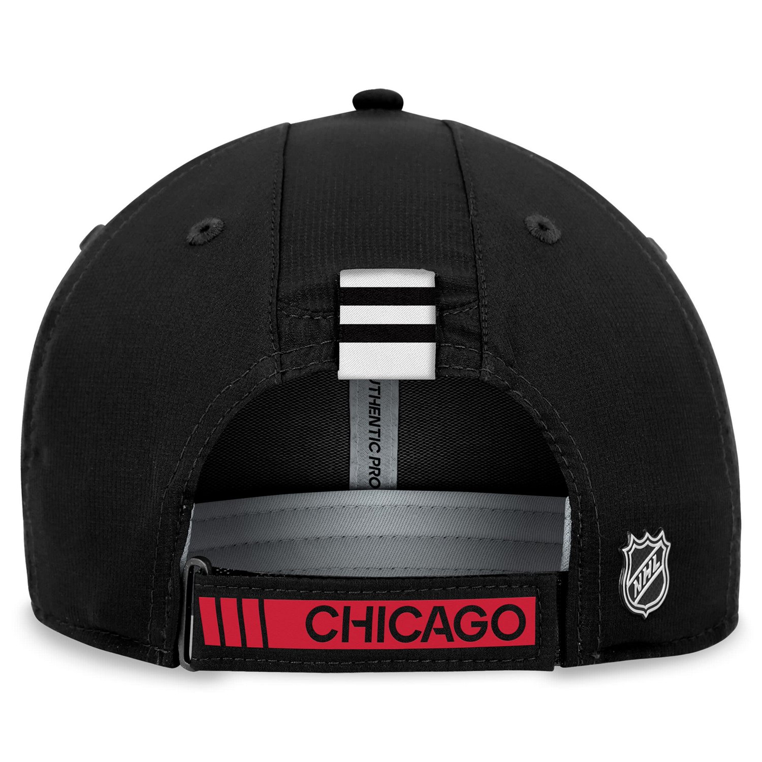 Fanatics Chicago hawks Authentic Pro Rink Adjustable Hat                                                                         - view number 4