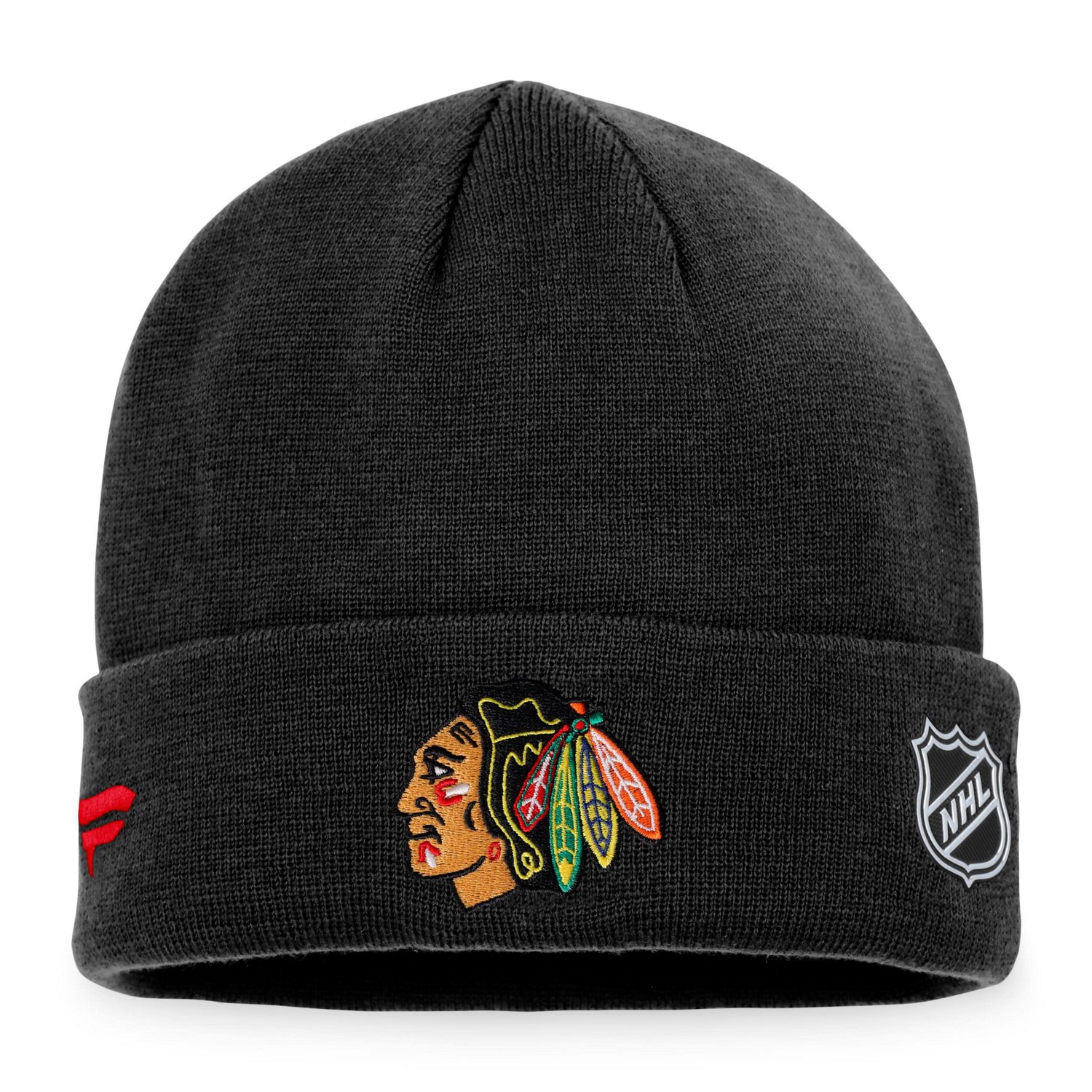 Fanatics Chicago hawks Authentic Pro Rink Cuffed Knit Hat