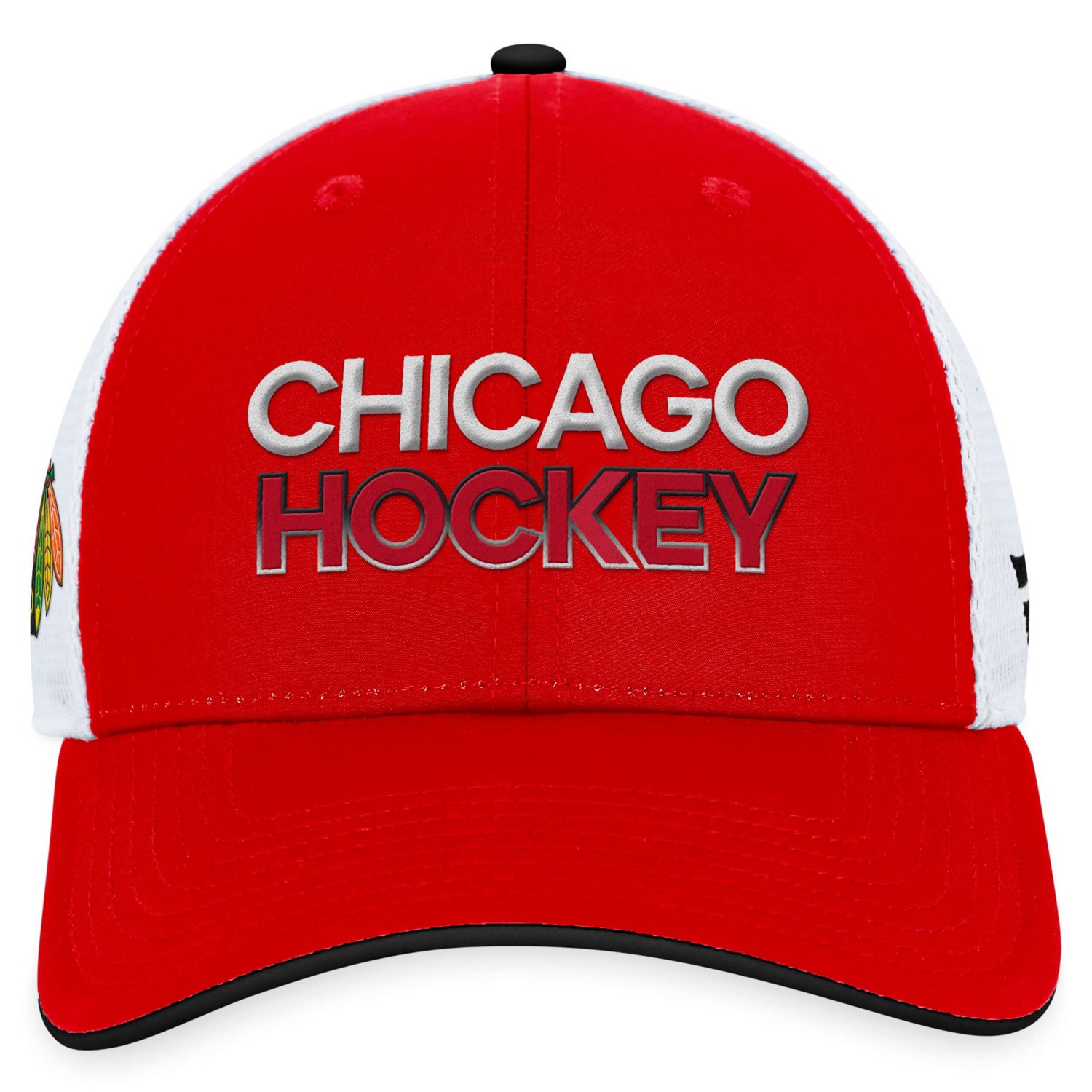 Fanatics Chicago hawks Authentic Pro Rink Trucker Adjustable Hat                                                                 - view number 2