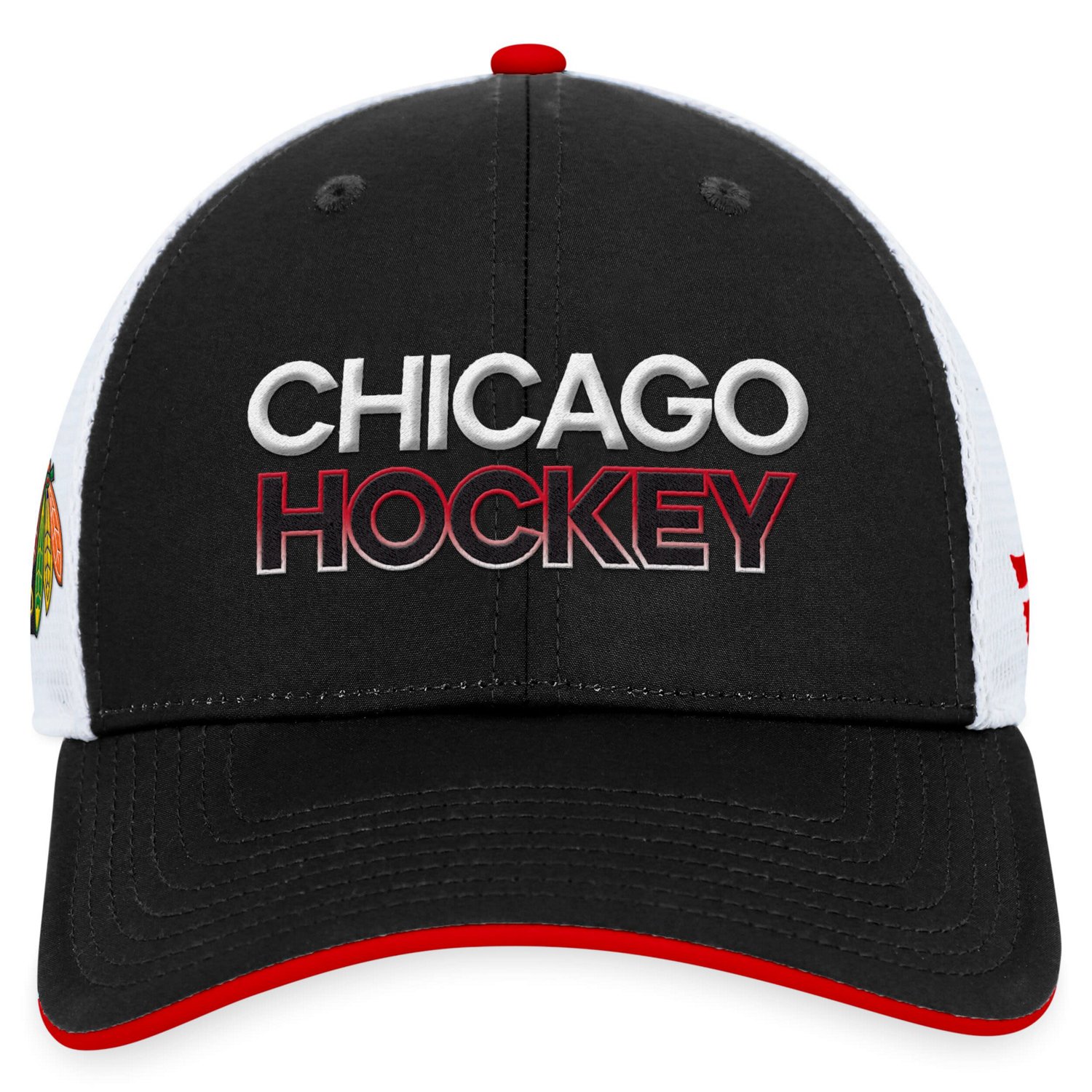 Fanatics Chicago hawks Authentic Pro Rink Trucker Adjustable Hat