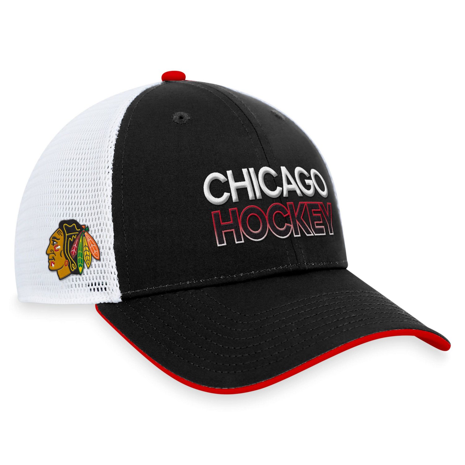 Fanatics Chicago hawks Authentic Pro Rink Trucker Adjustable Hat