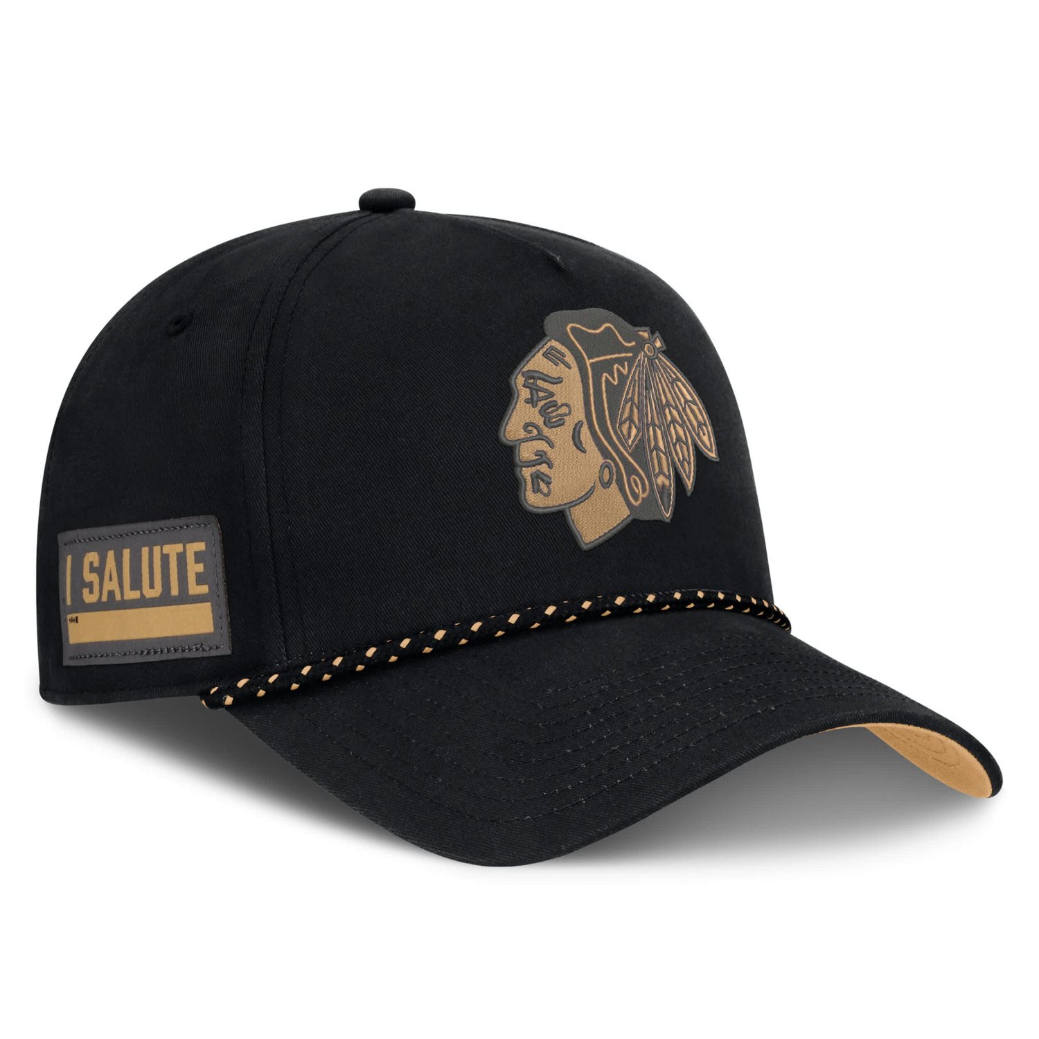 Fanatics Chicago hawks Military Appreciation Authentic Pro A-Frame Adjustable Hat