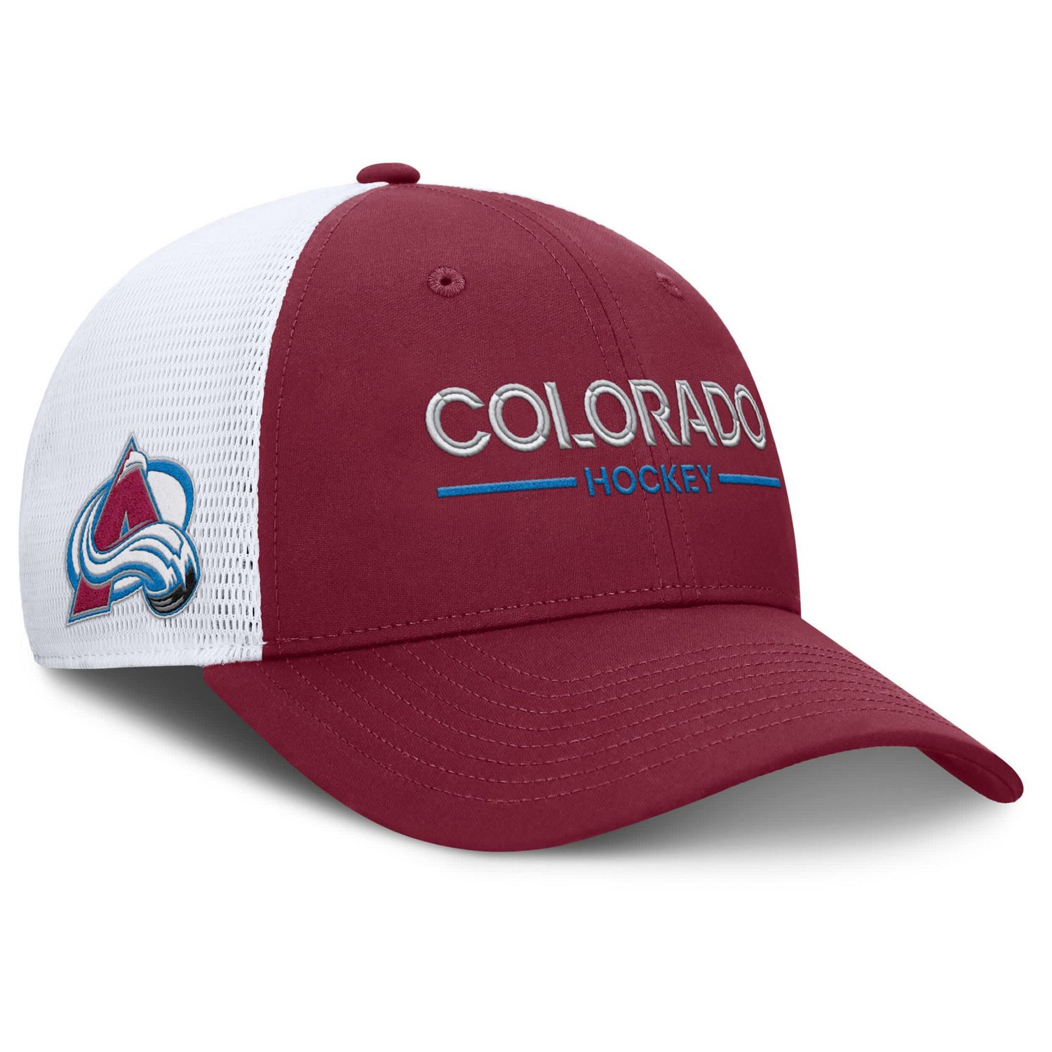 Fanatics Colorado Avalanche Authentic Pro Rink Lockup Adjustable Trucker Hat - view number 3