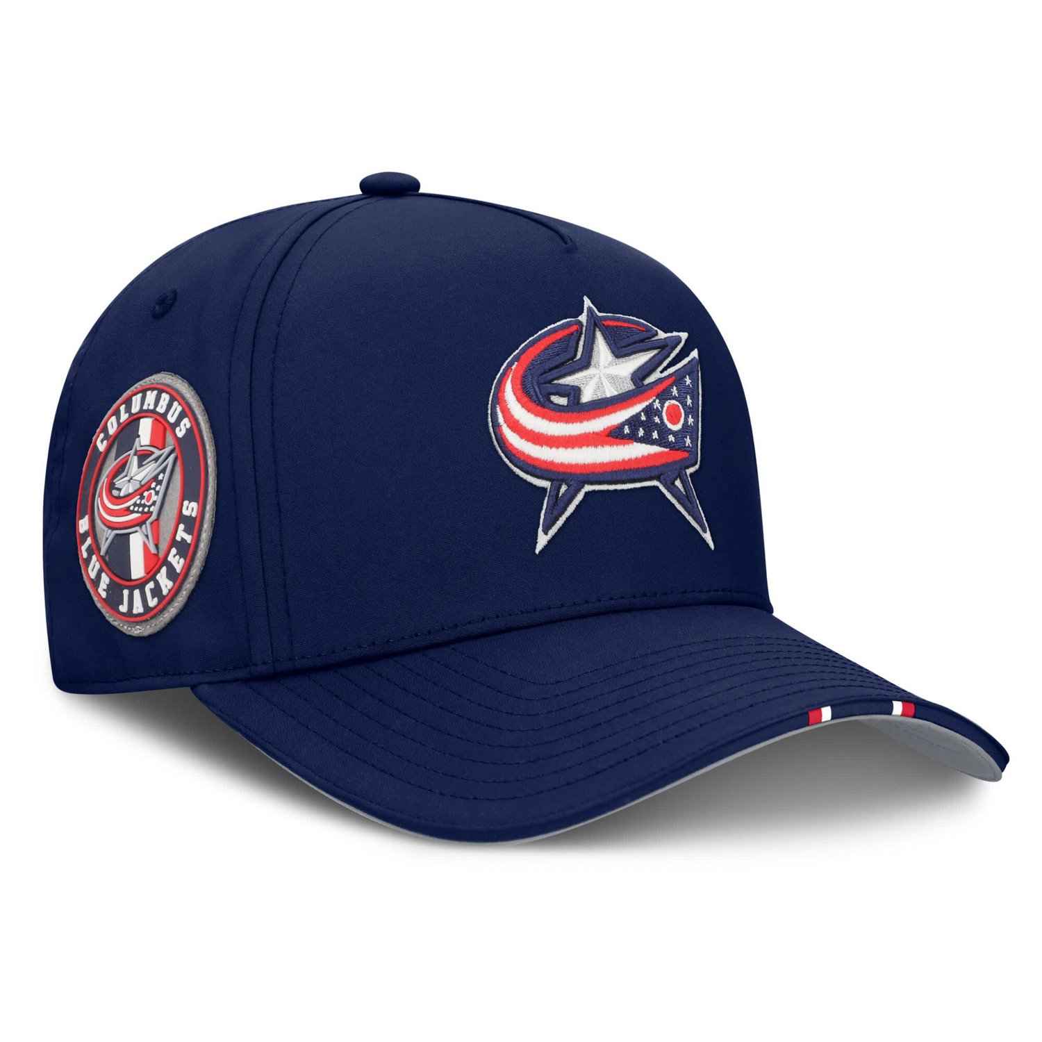 Fanatics Columbus Blue Jackets 2025 NHL Draft Authentic Pro On-Stage Podium A-Frame Adjustable Hat - view number 1