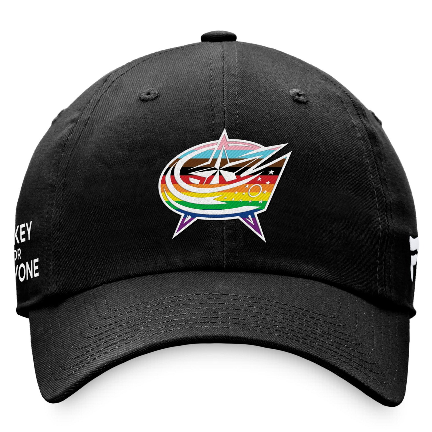Fanatics Columbus Blue Jackets Team Logo Pride Adjustable Hat                                                                    - view number 2