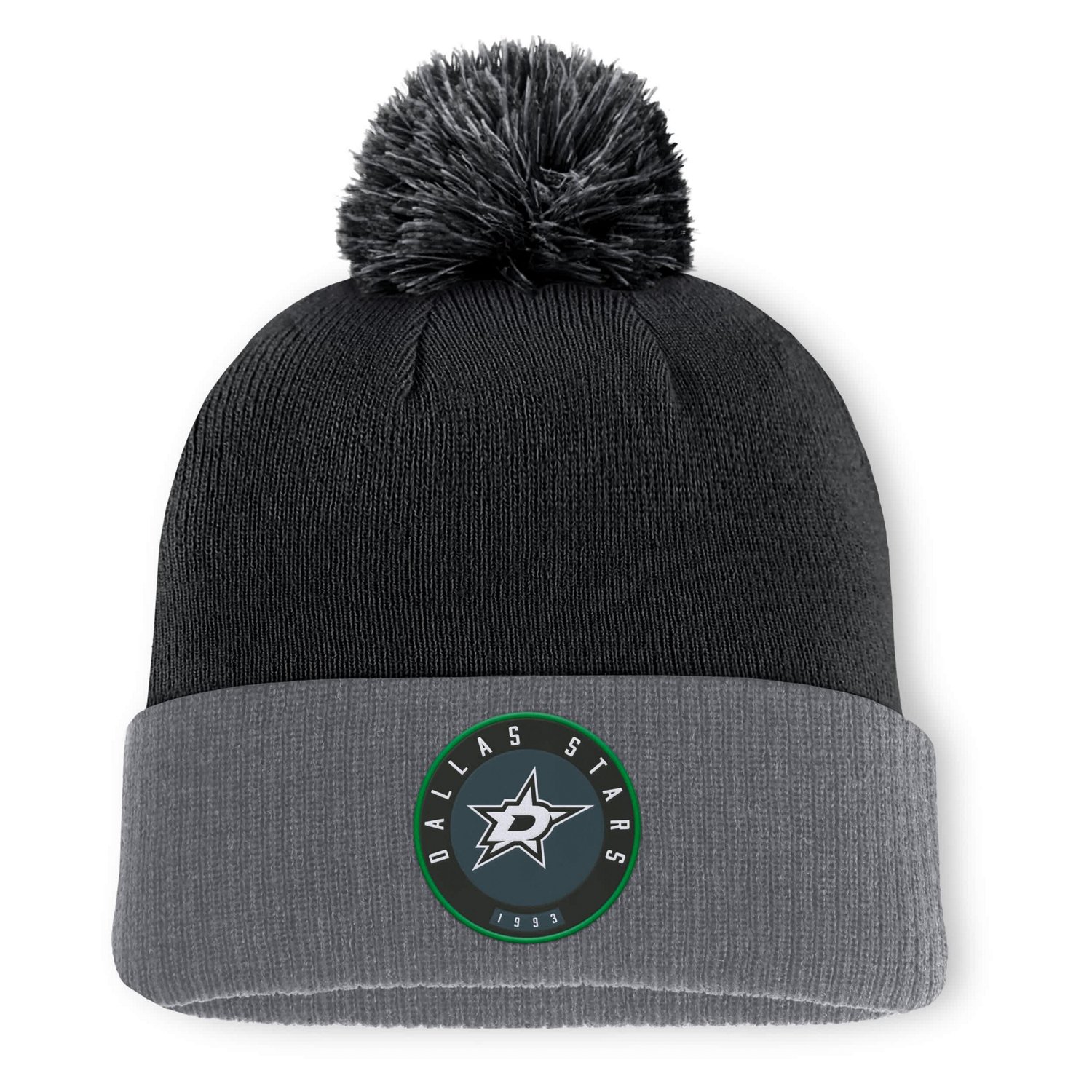 Fanatics Dallas Stars Cuffed Knit Hat with Pom