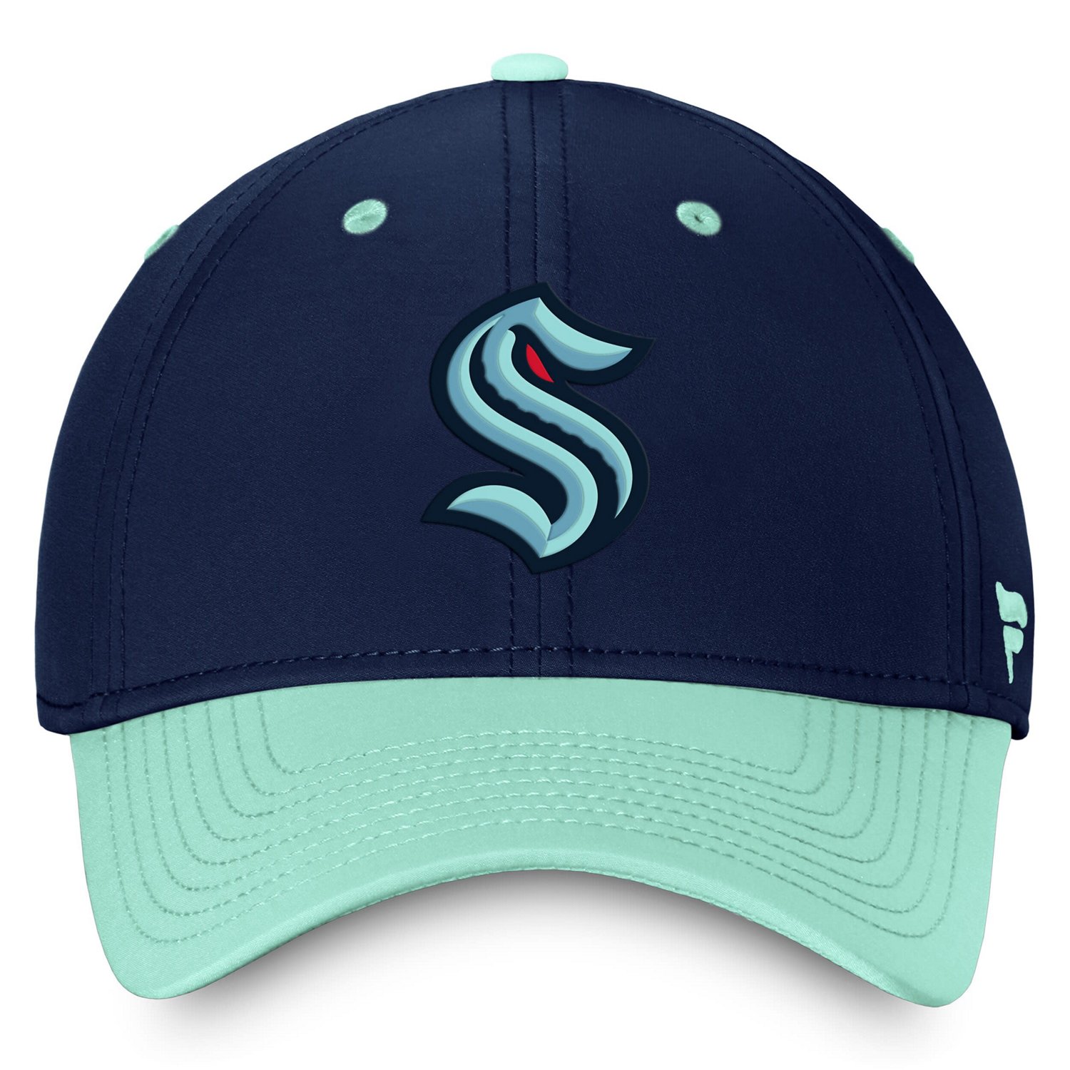 Fanatics Deep Sea /Light Seattle Kraken Authentic Pro Rink Two-Tone Flex Hat