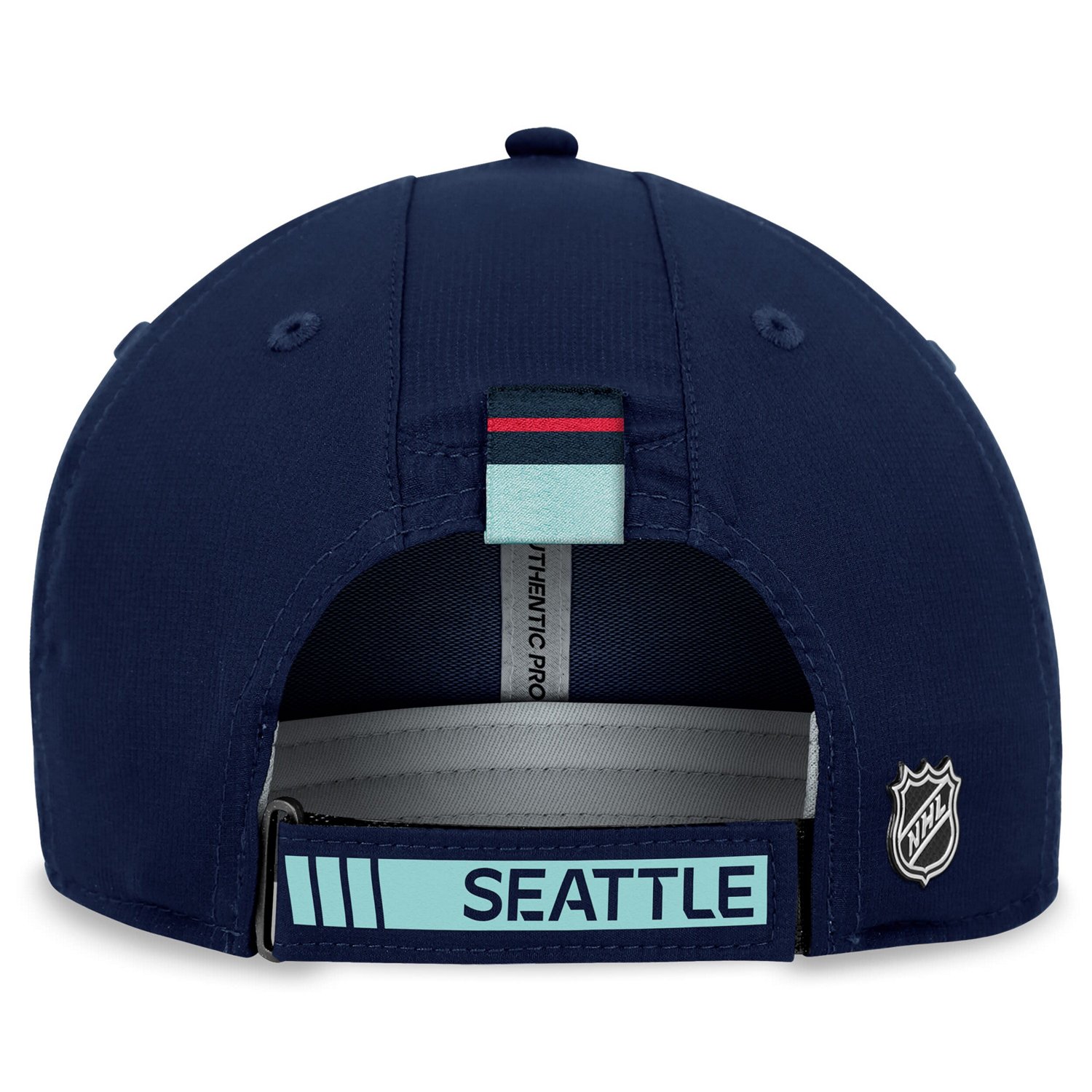 Fanatics Deep Sea Seattle Kraken Authentic Pro Rink Adjustable Hat                                                               - view number 4