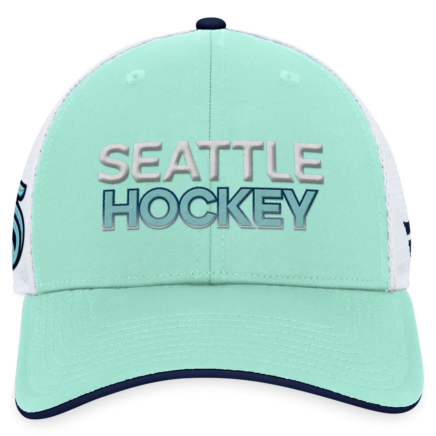 Fanatics Deep Sea Seattle Kraken Authentic Pro Rink Trucker Adjustable Hat