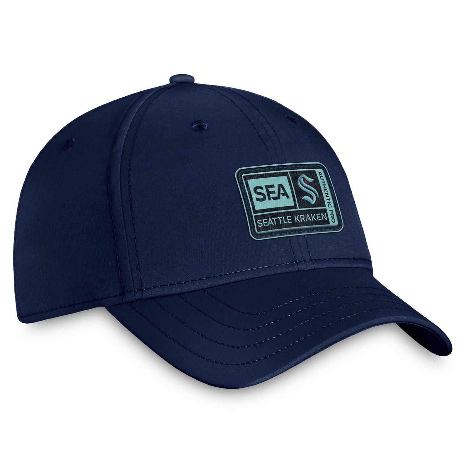 Fanatics Deep Sea Seattle Kraken Authentic Pro Training Camp Flex Hat
