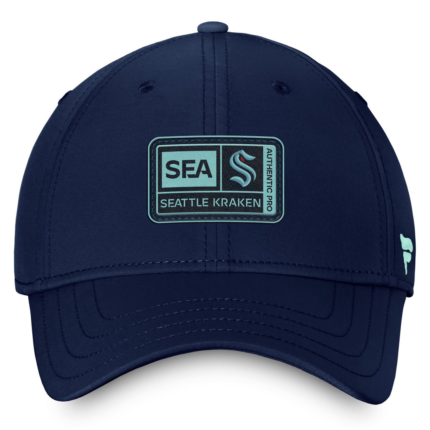Fanatics Deep Sea Seattle Kraken Authentic Pro Training Camp Flex Hat